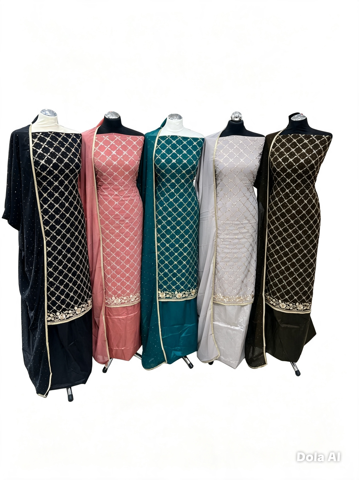 Embroidered Georgette Suit