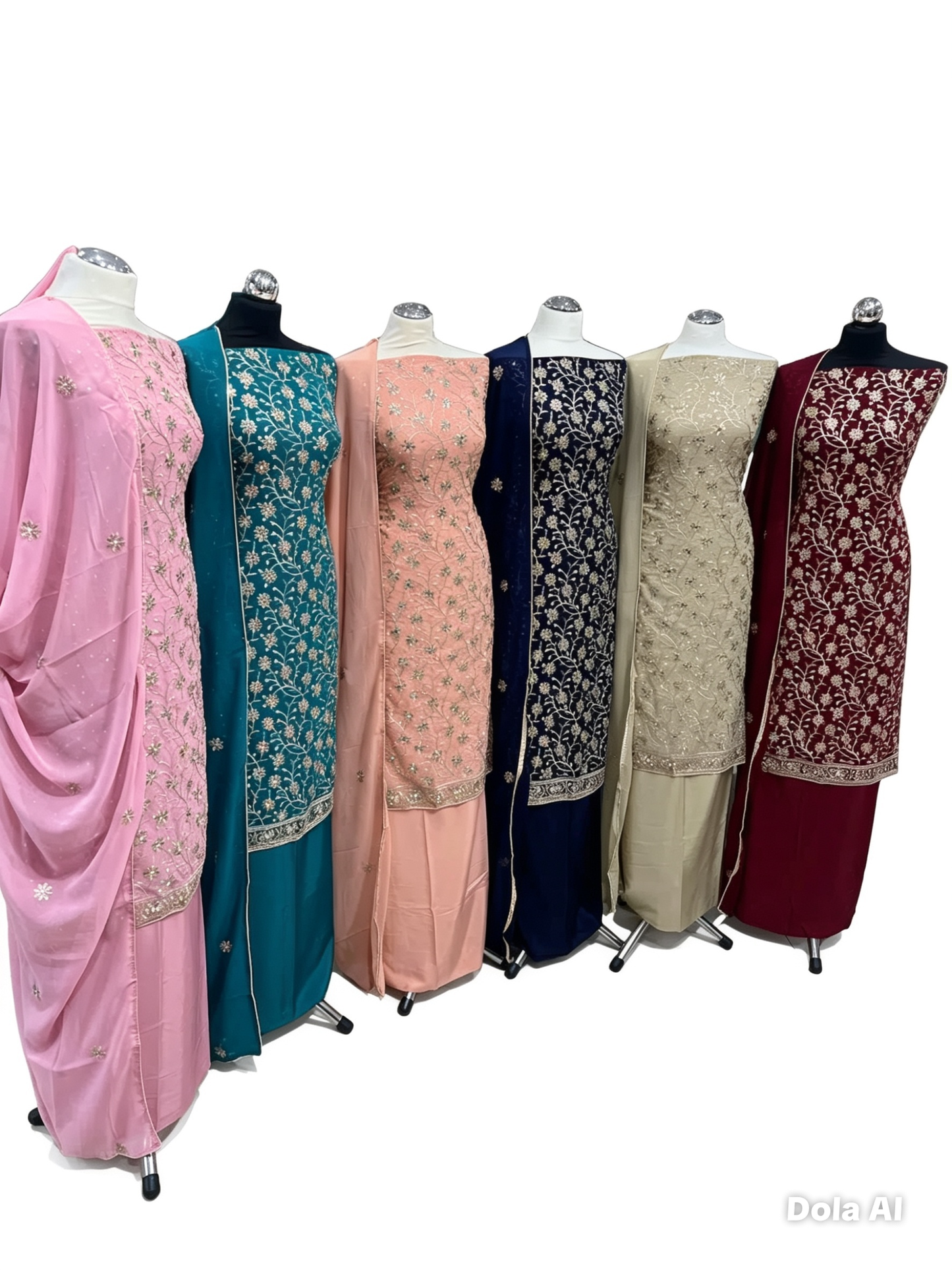 Embroidered Georgette
