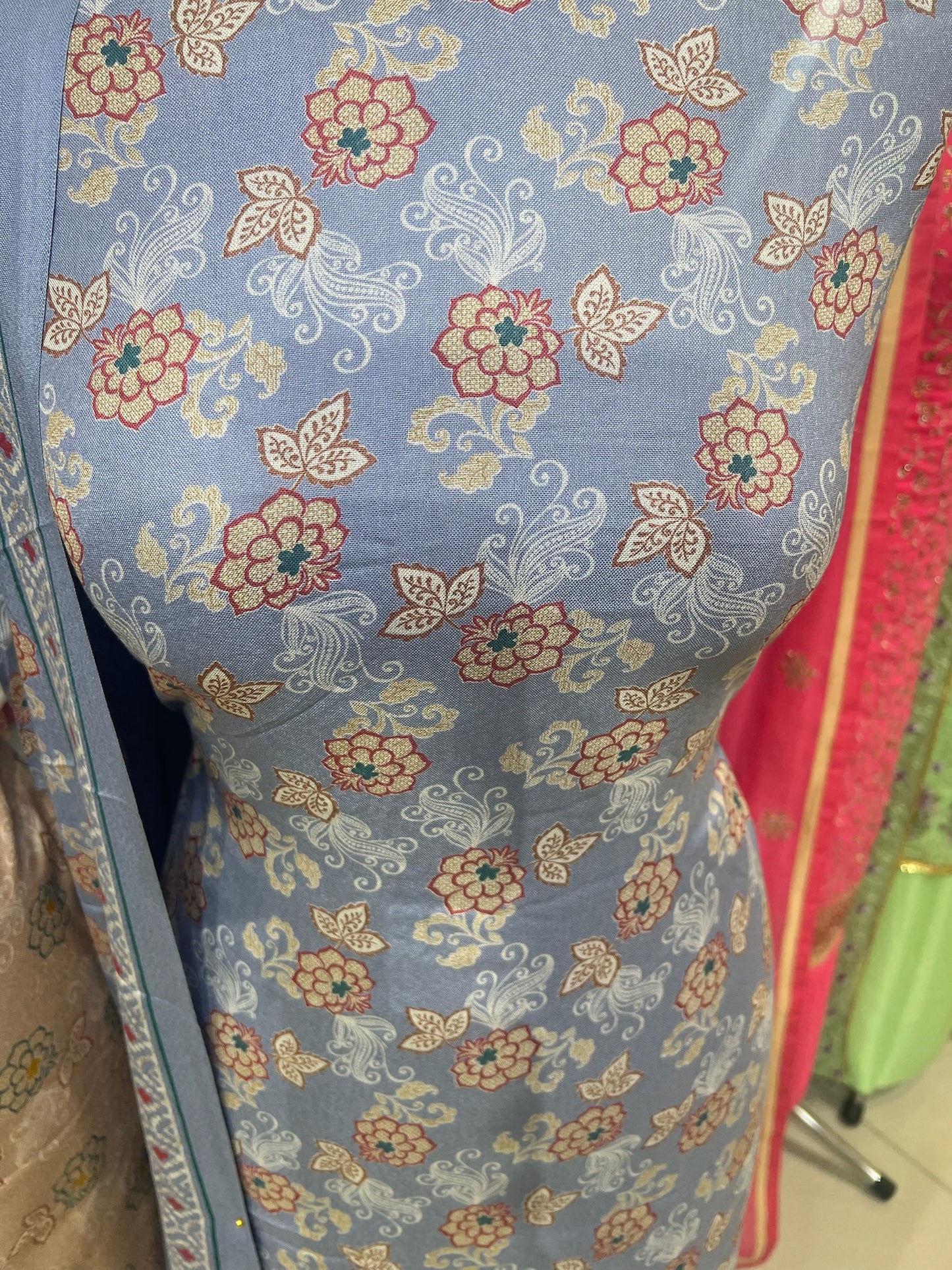 Digital Floral Print Alpine