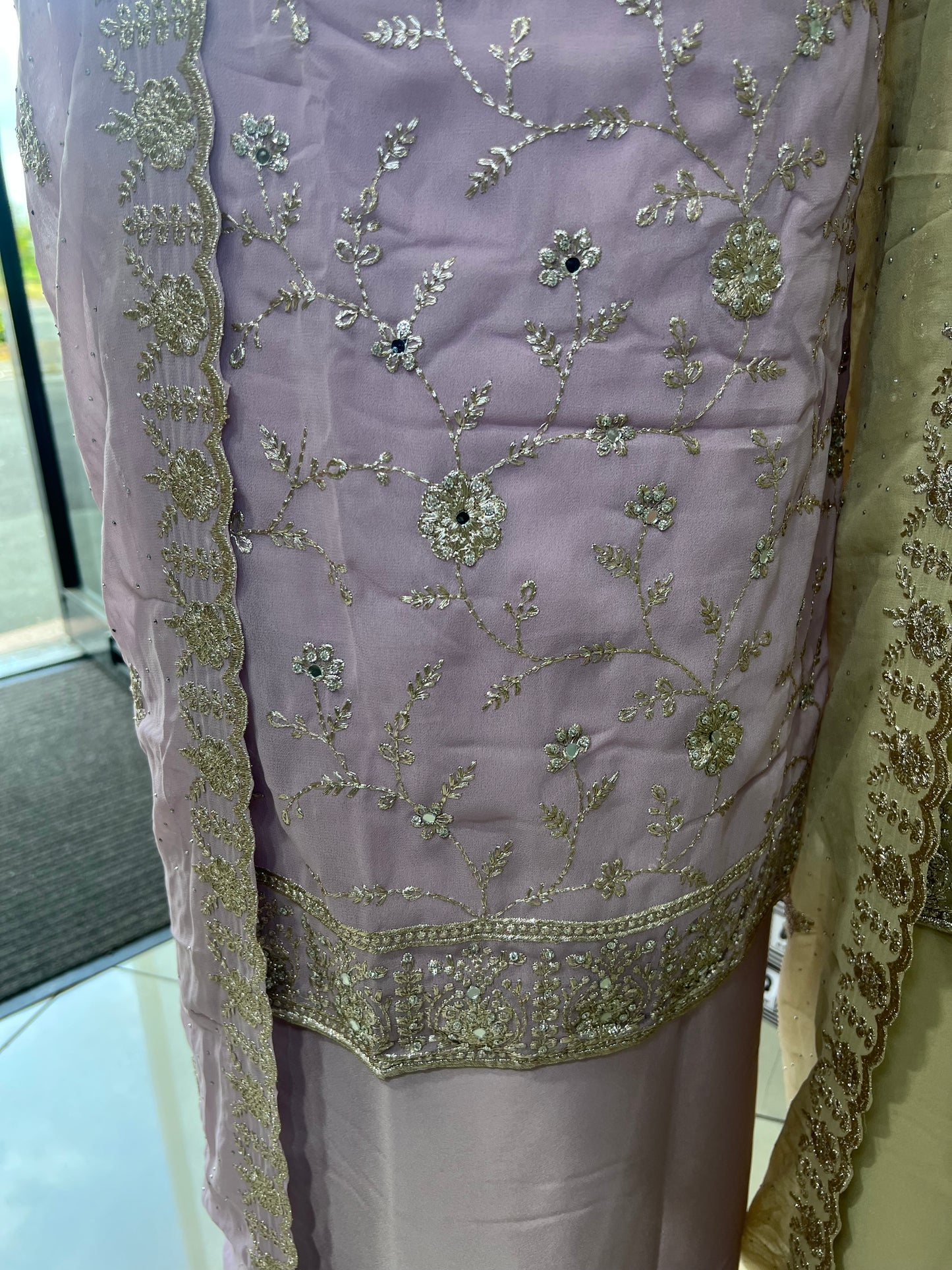 Embroidered Georgette