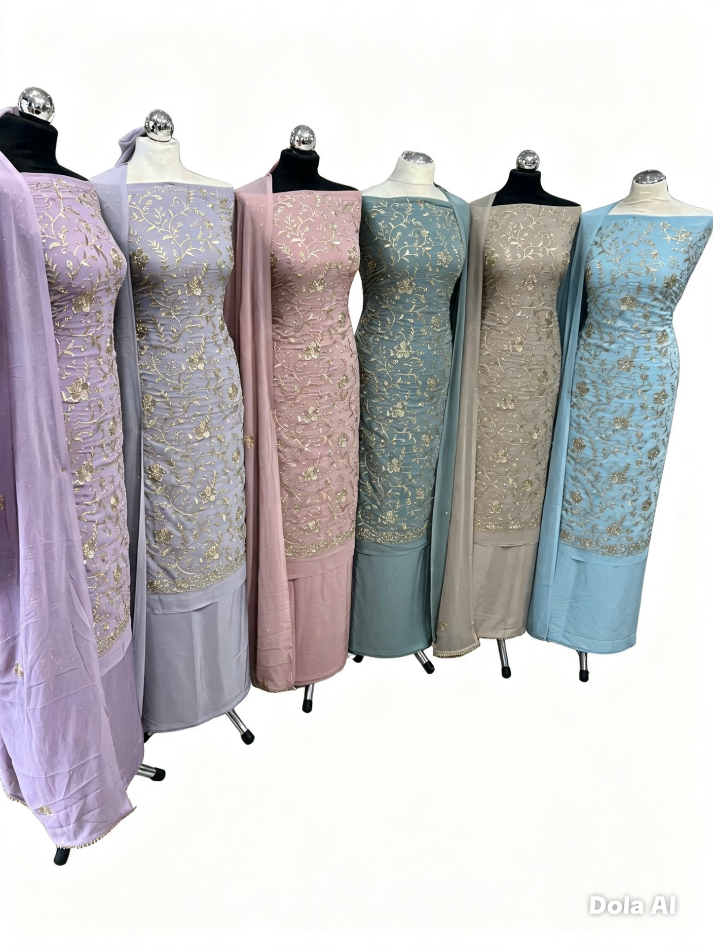 Embroidered Georgette