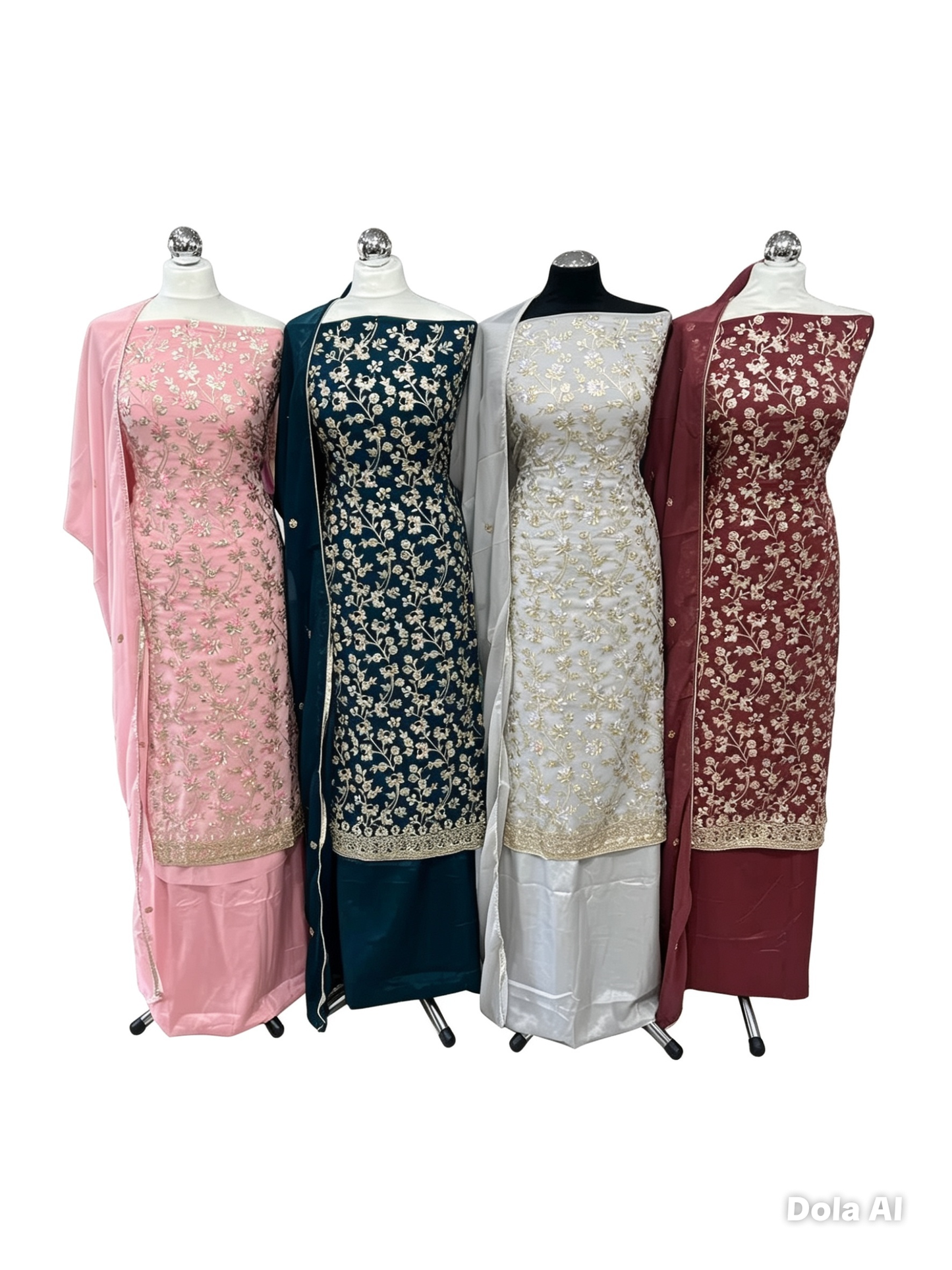 Embroidered Georgette