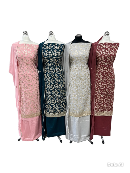 Embroidered Georgette