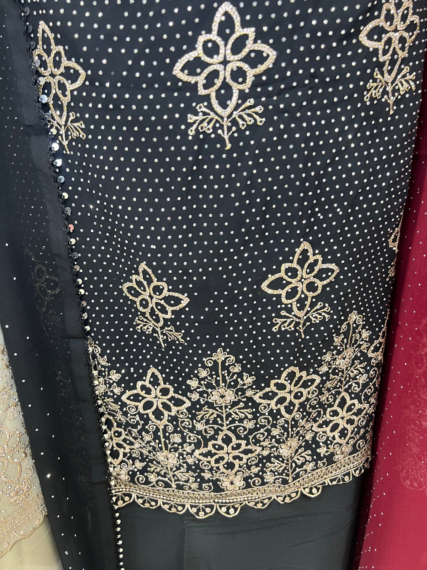 Embroidered Georgette