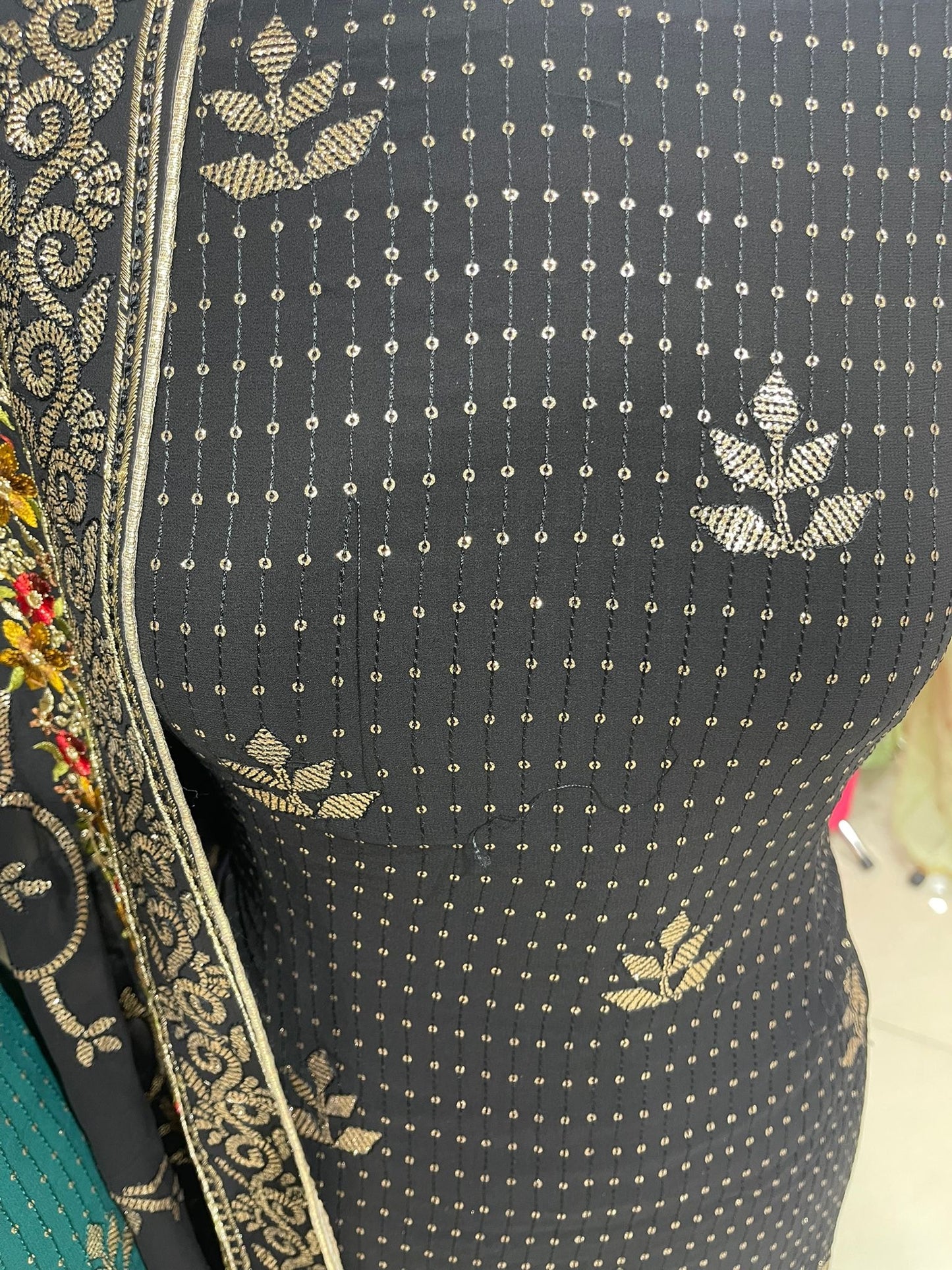 Embroidered Georgette