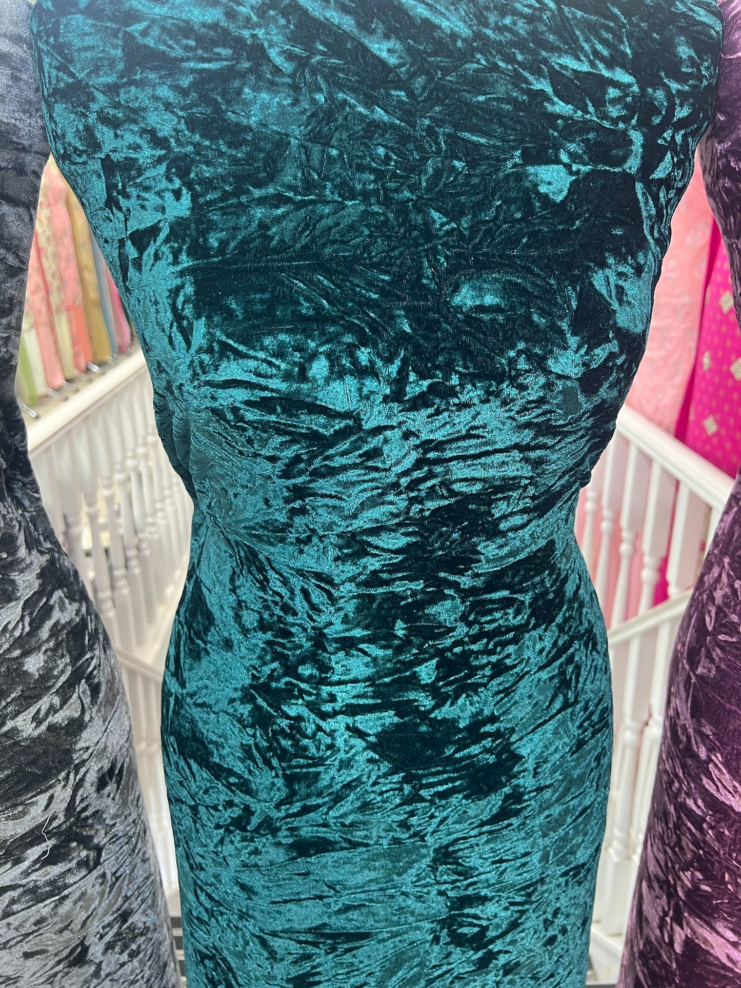 Premium luxurious crushed velvet Suit (full suit 4 yards)