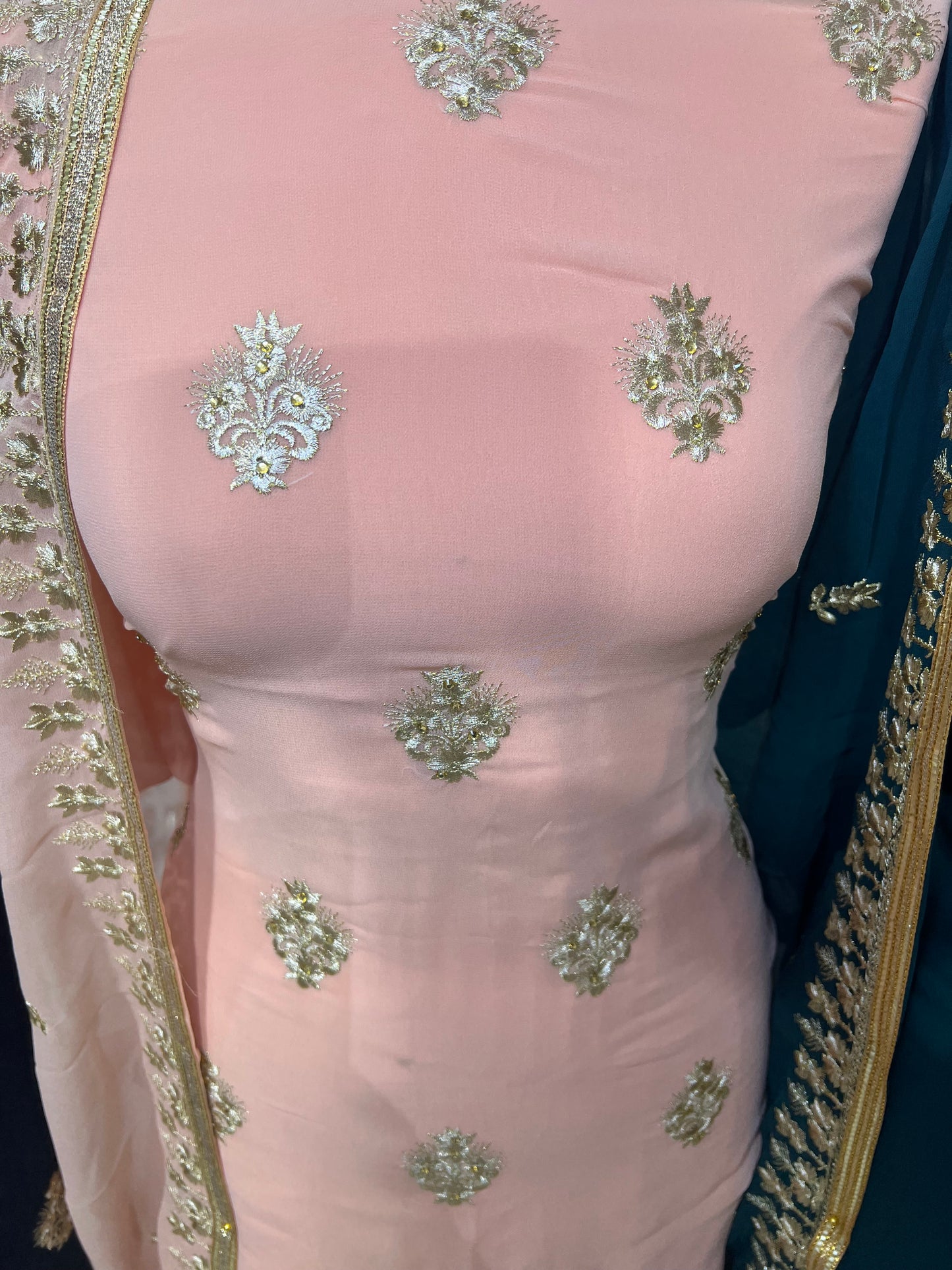 Embroidered Georgette