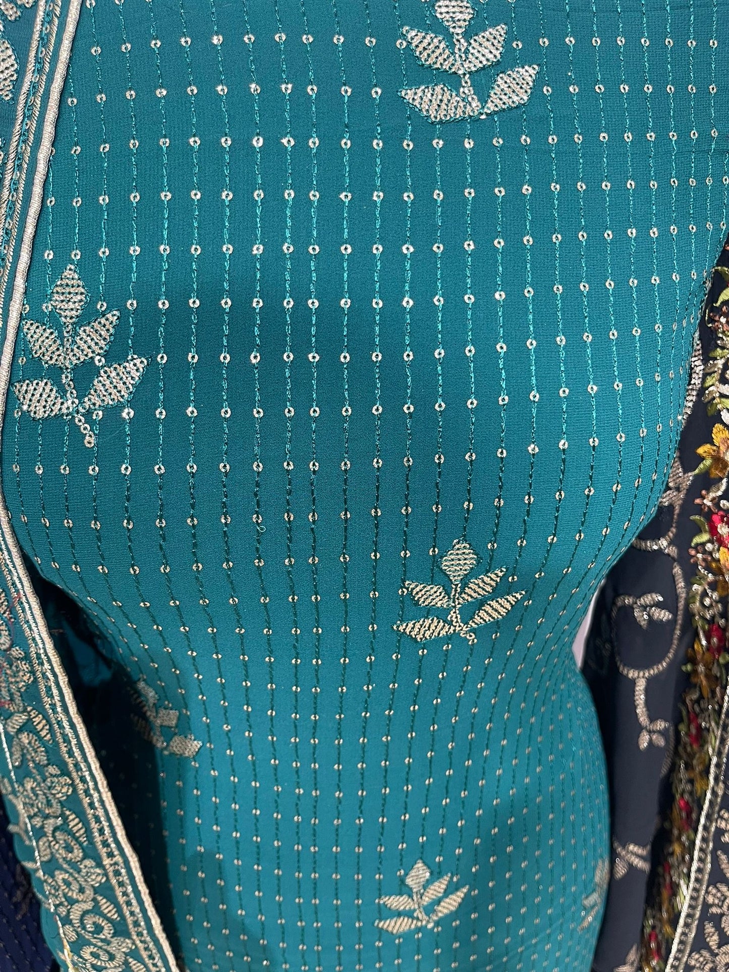 Embroidered Georgette