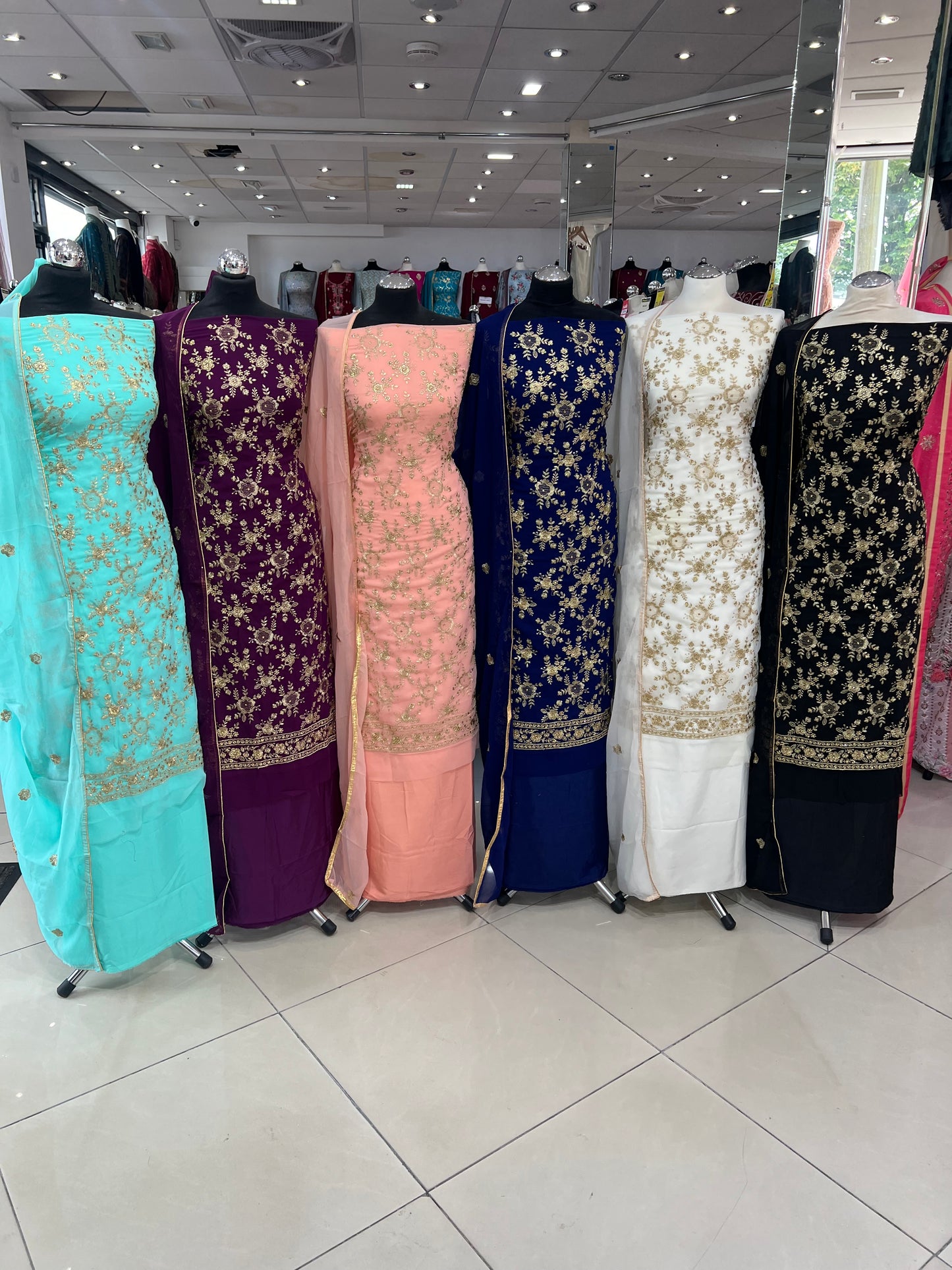 Premium Embroidered Georgette Suits