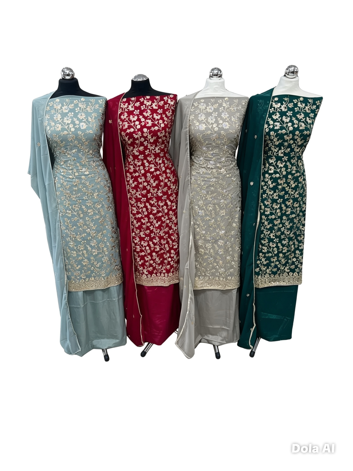 Embroidered Georgette
