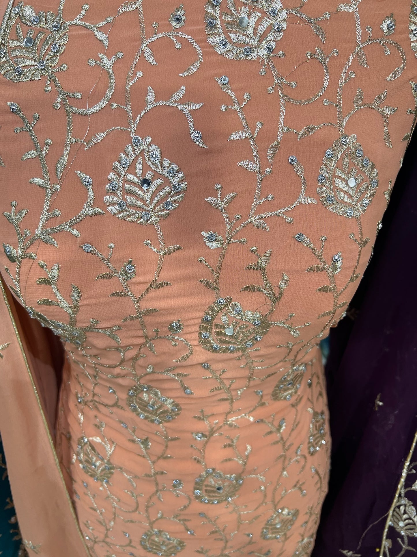 Embroidered Embellished Georgette