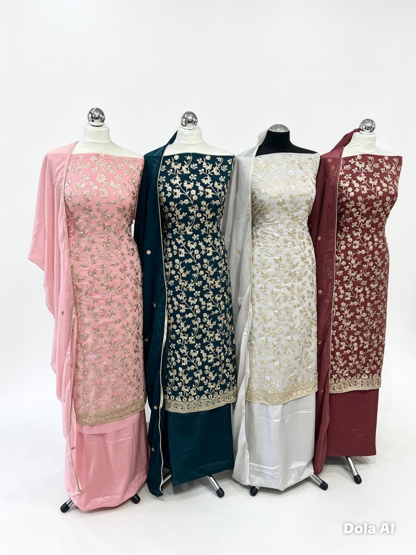Embroidered Georgette