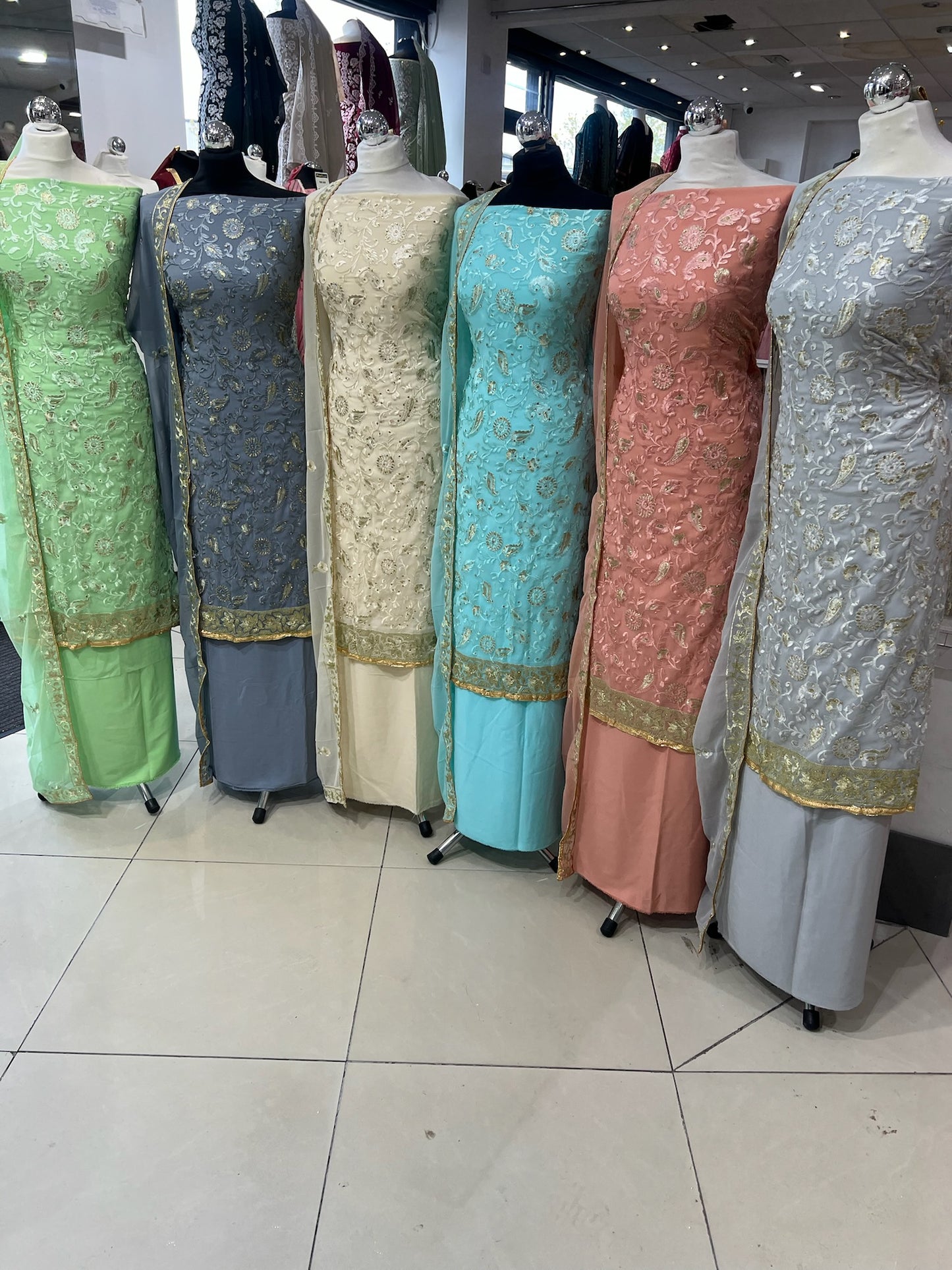 Embroidered Georgette