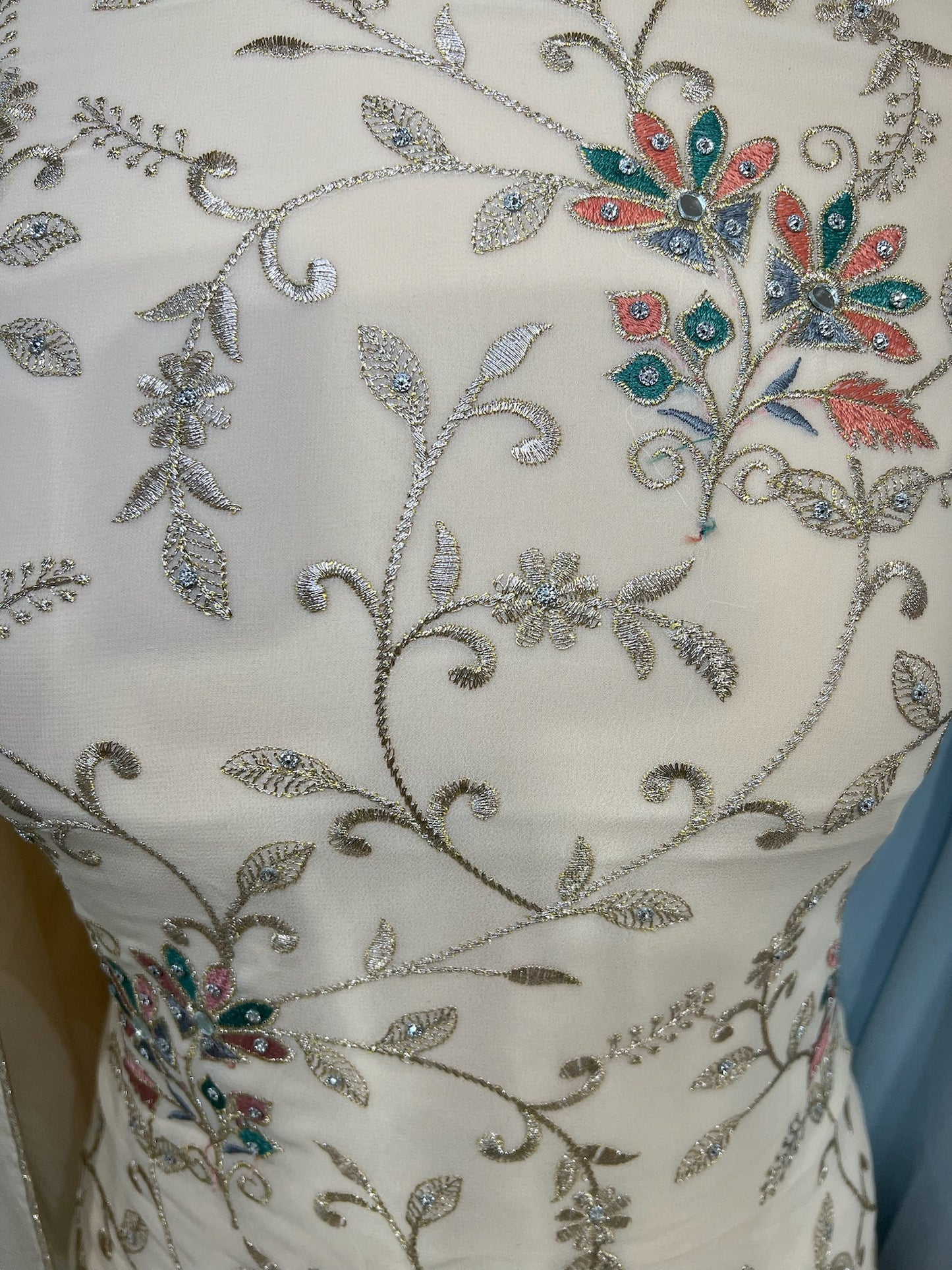 Embroidered Georgette