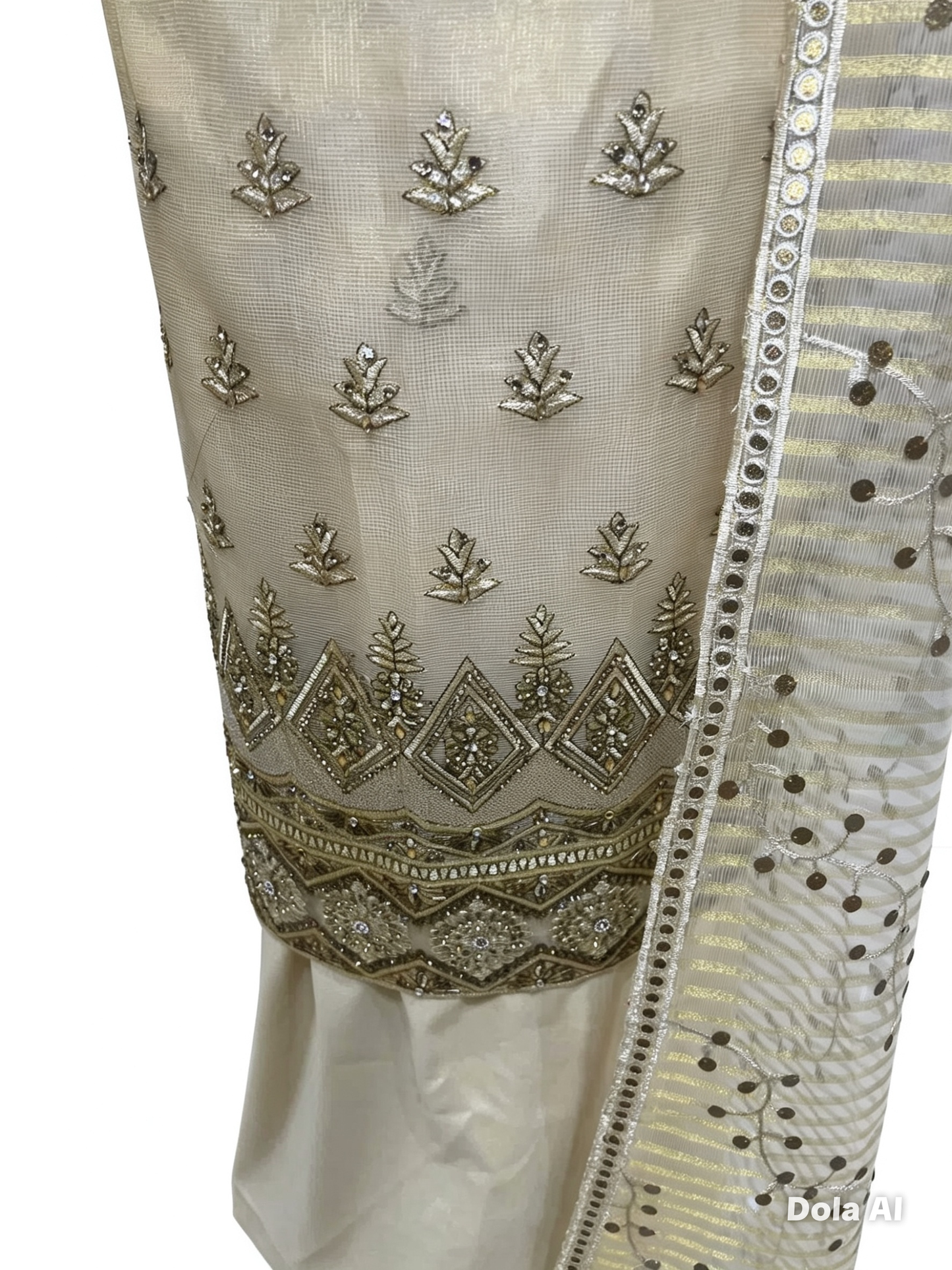 Embroidered Embellished Fancy Chiffon Organza