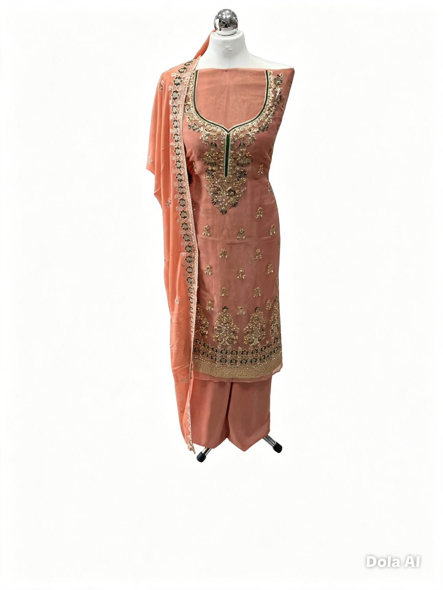 Embroidered Embellished Fancy Chiffon Organza