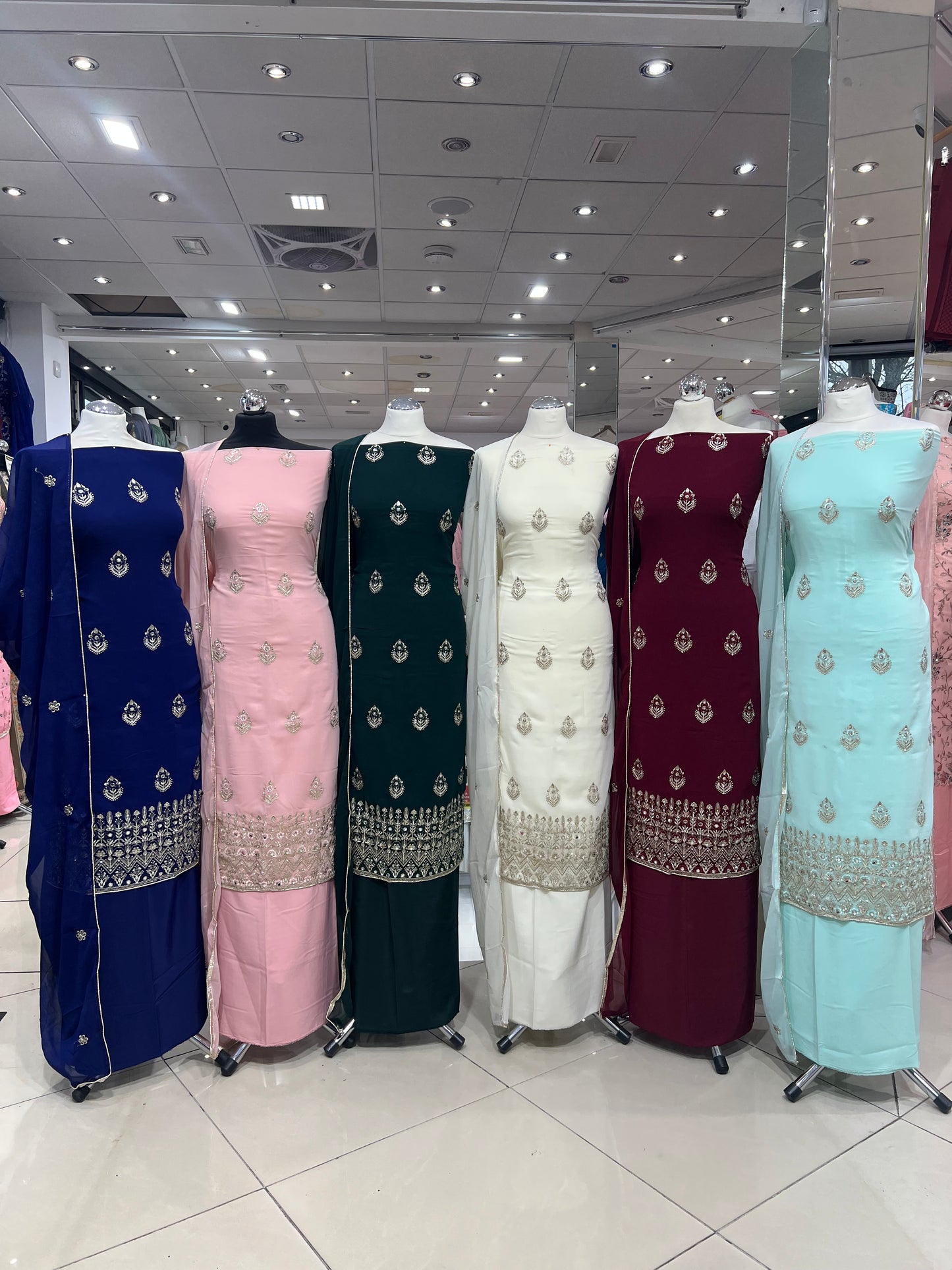 Embroidered Georgette