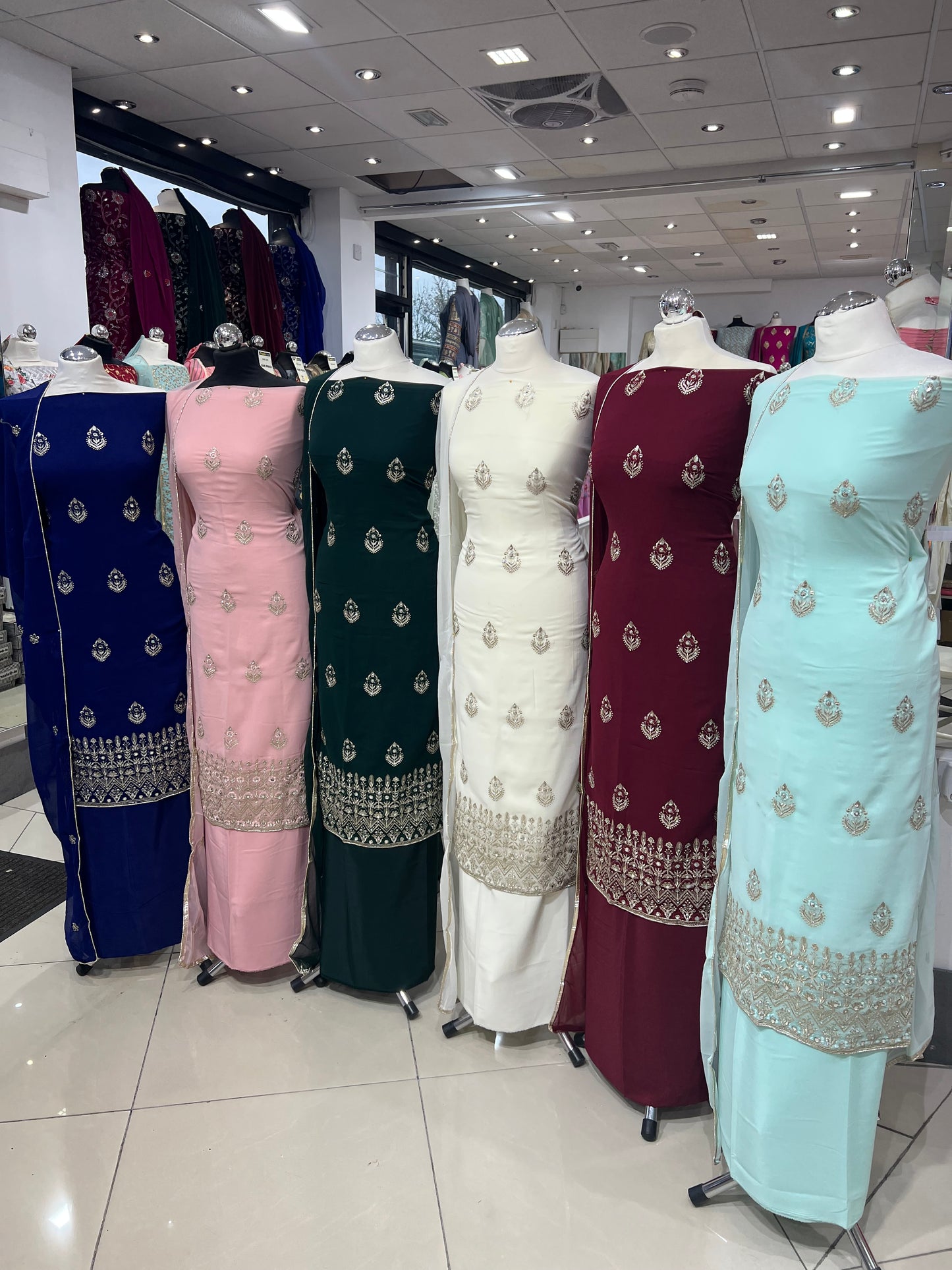 Embroidered Georgette