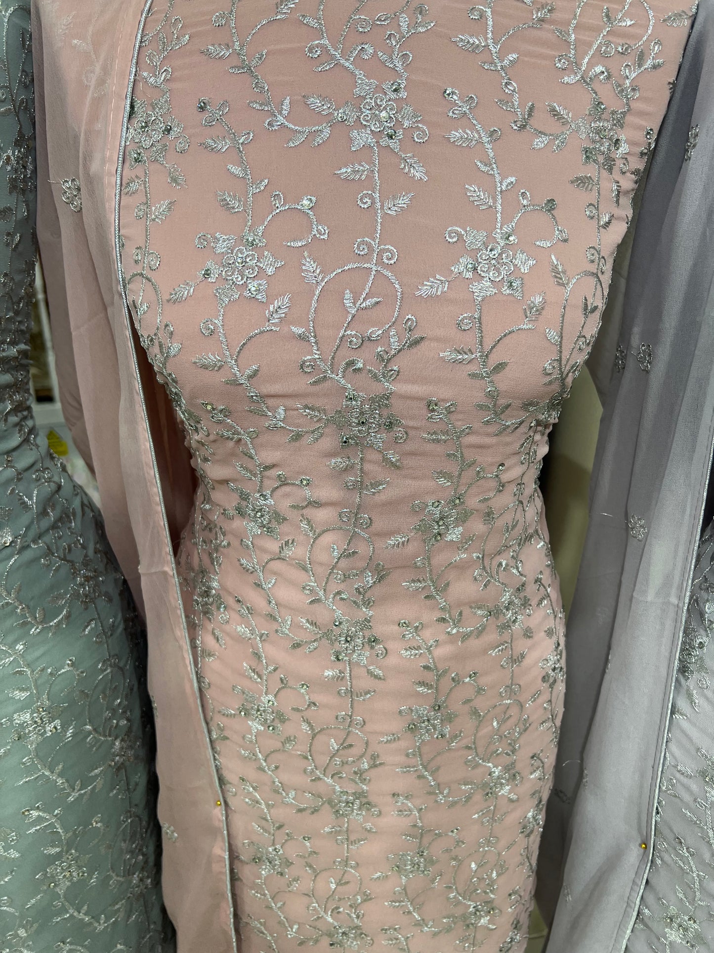 Premium Embroidered Georgette