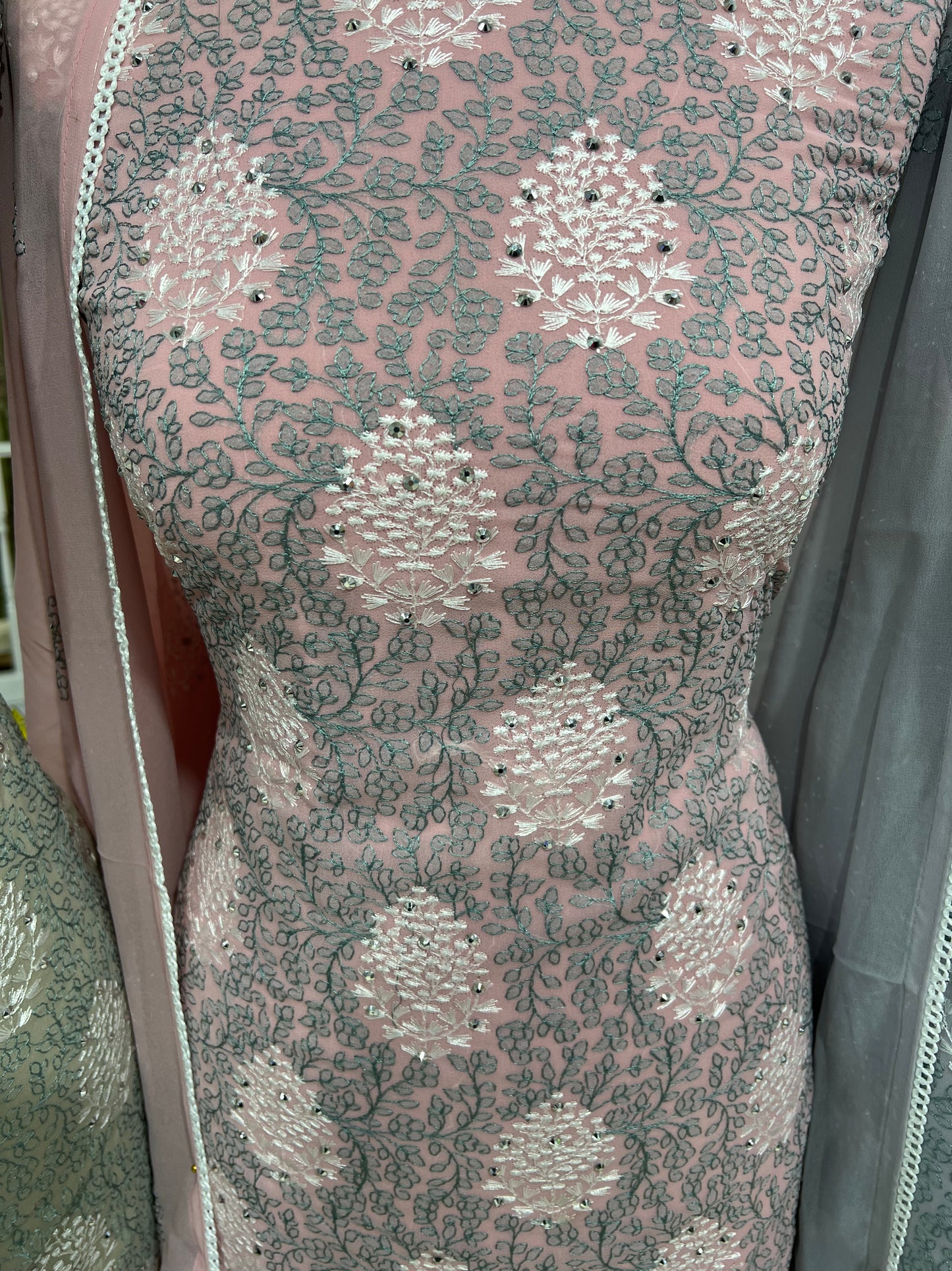 Embroidered Georgette
