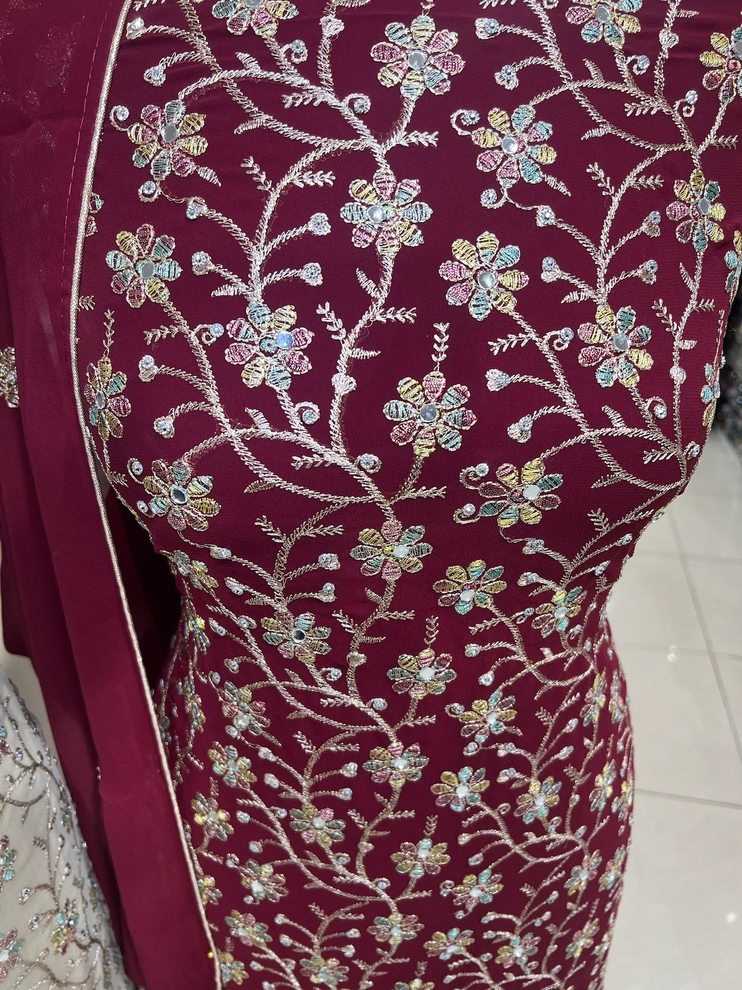 Embroidered Georgette