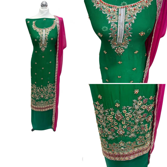 Fancy Embellished Chiffon & Organza