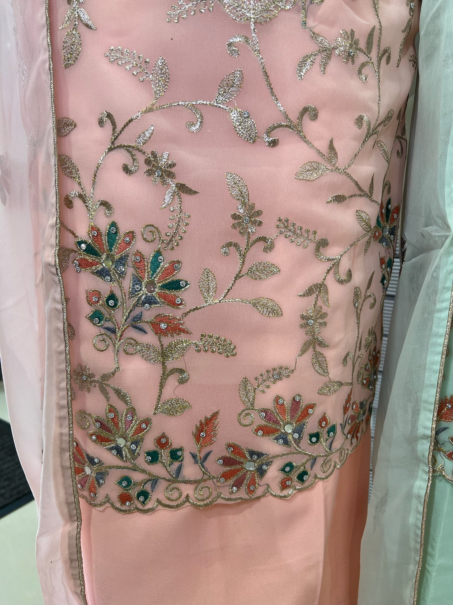 Embroidered Georgette