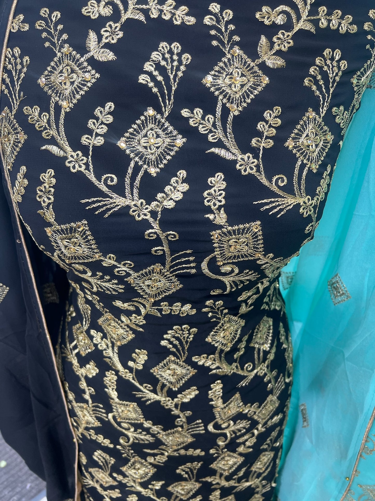 Embroidered Georgette