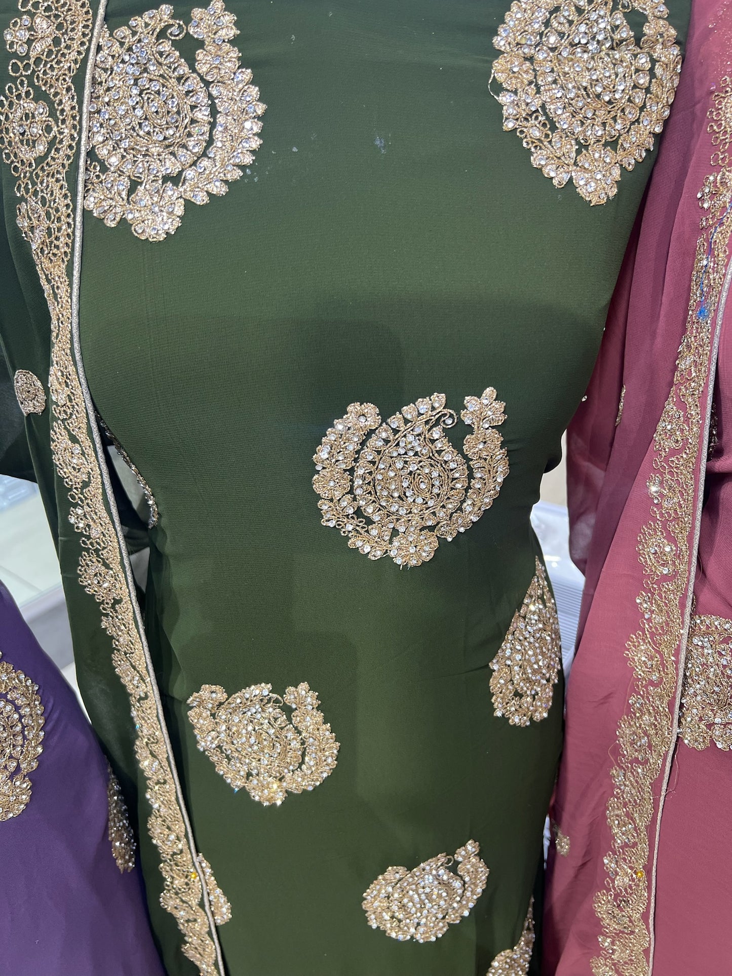 Fancy Embroidered Georgette