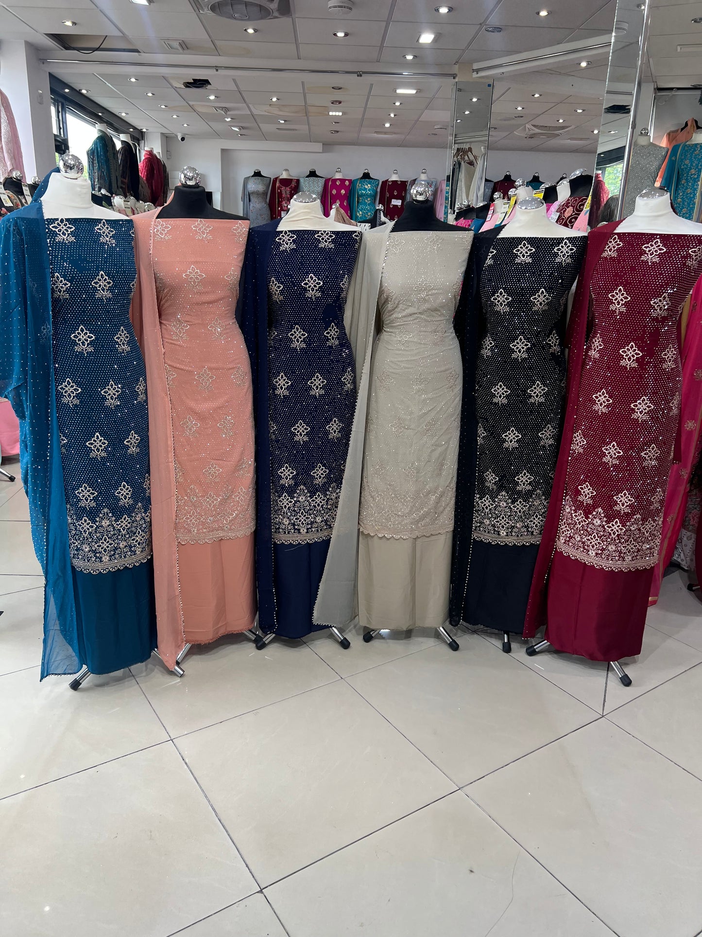 Embroidered Georgette