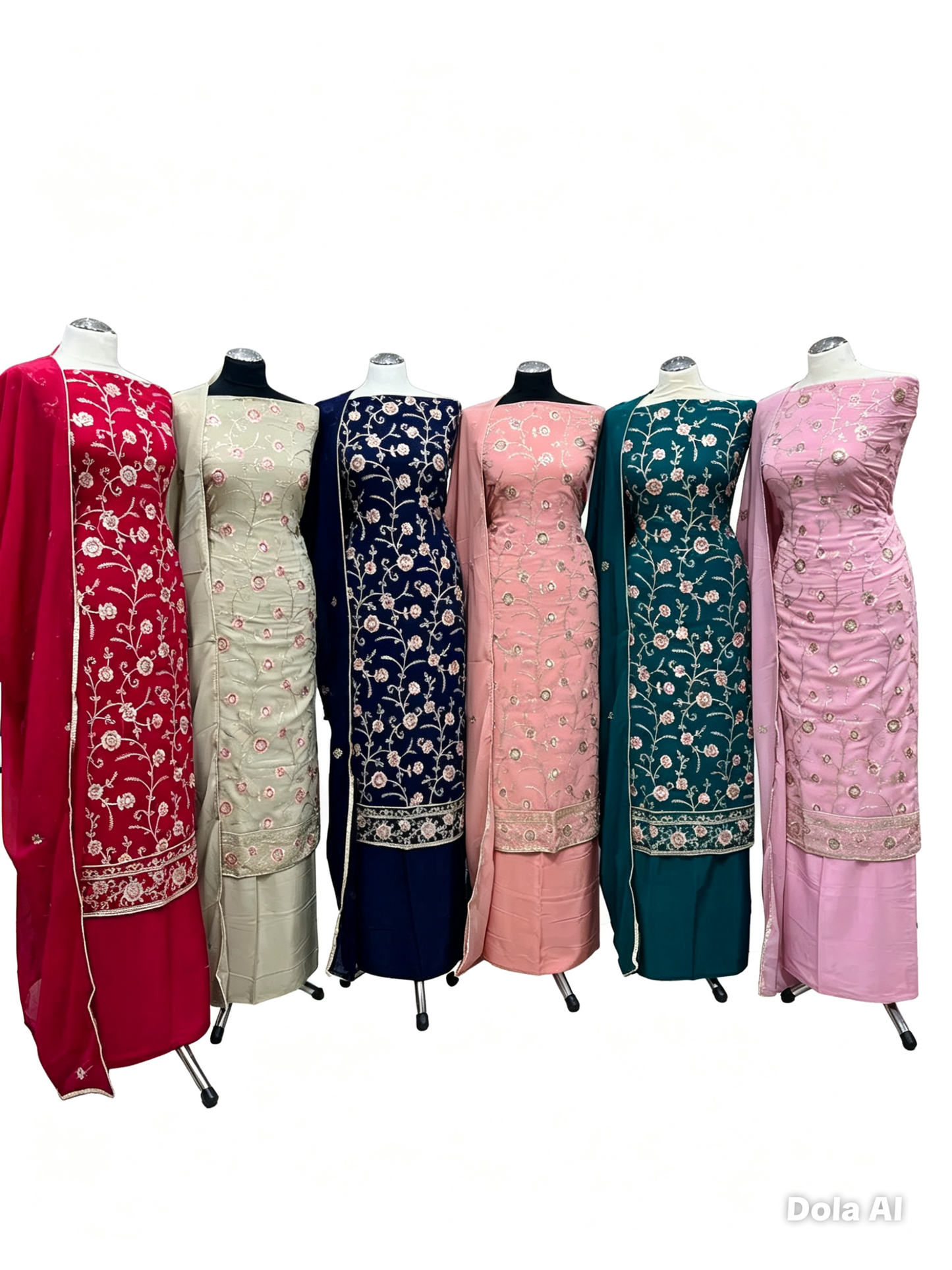 Embroidered Georgette
