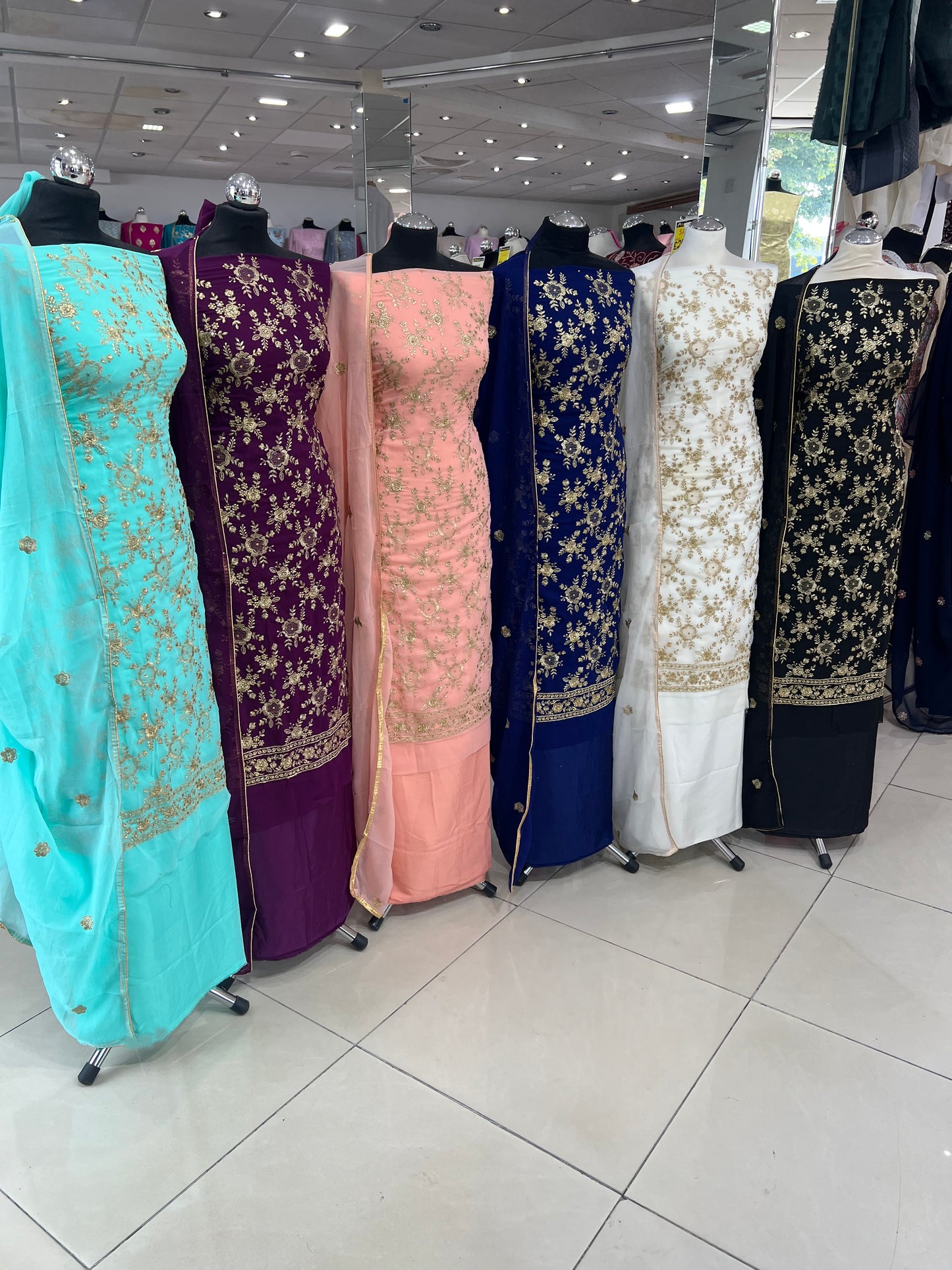 Premium Embroidered Georgette Suits