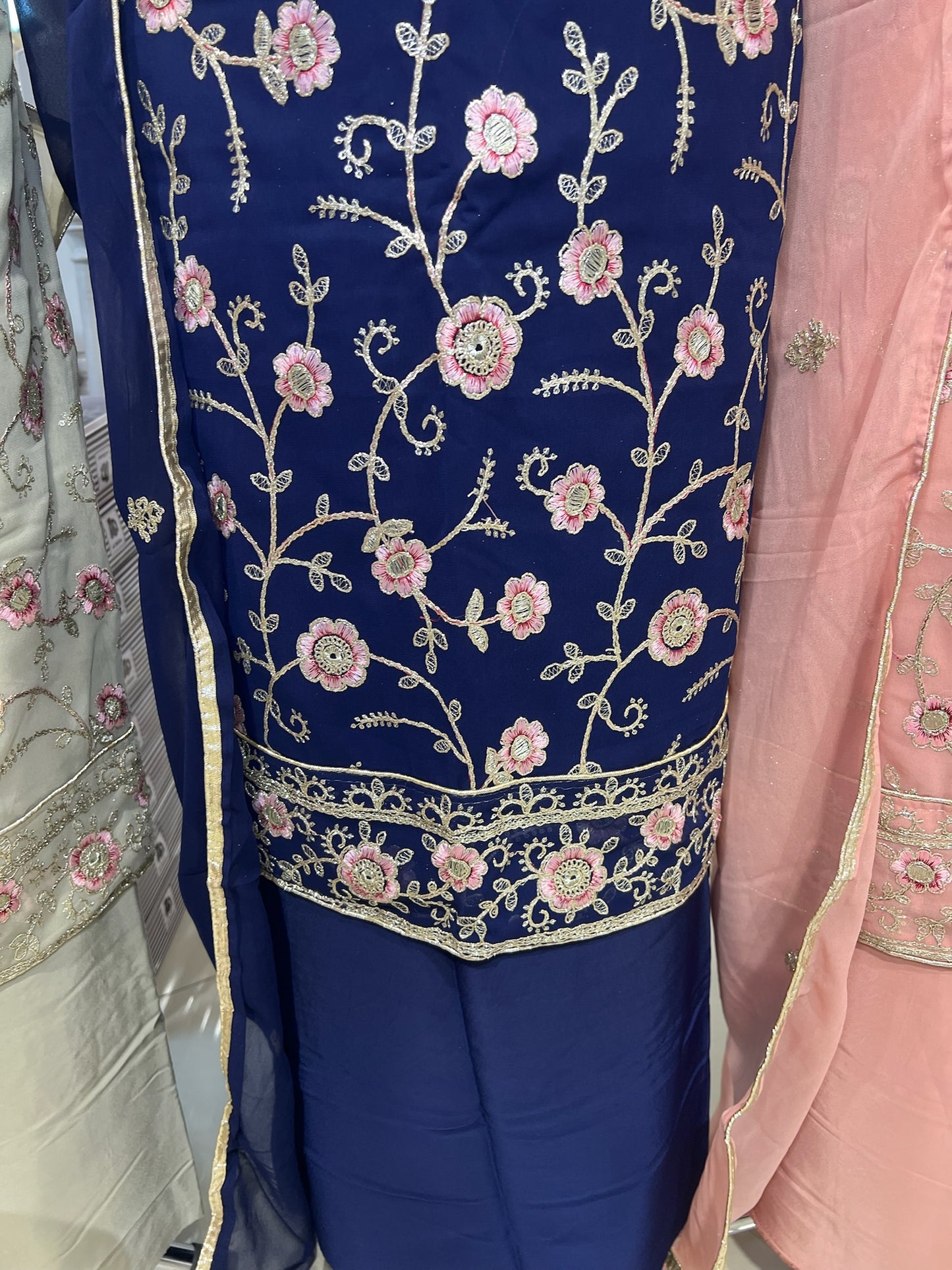 Embroidered Georgette