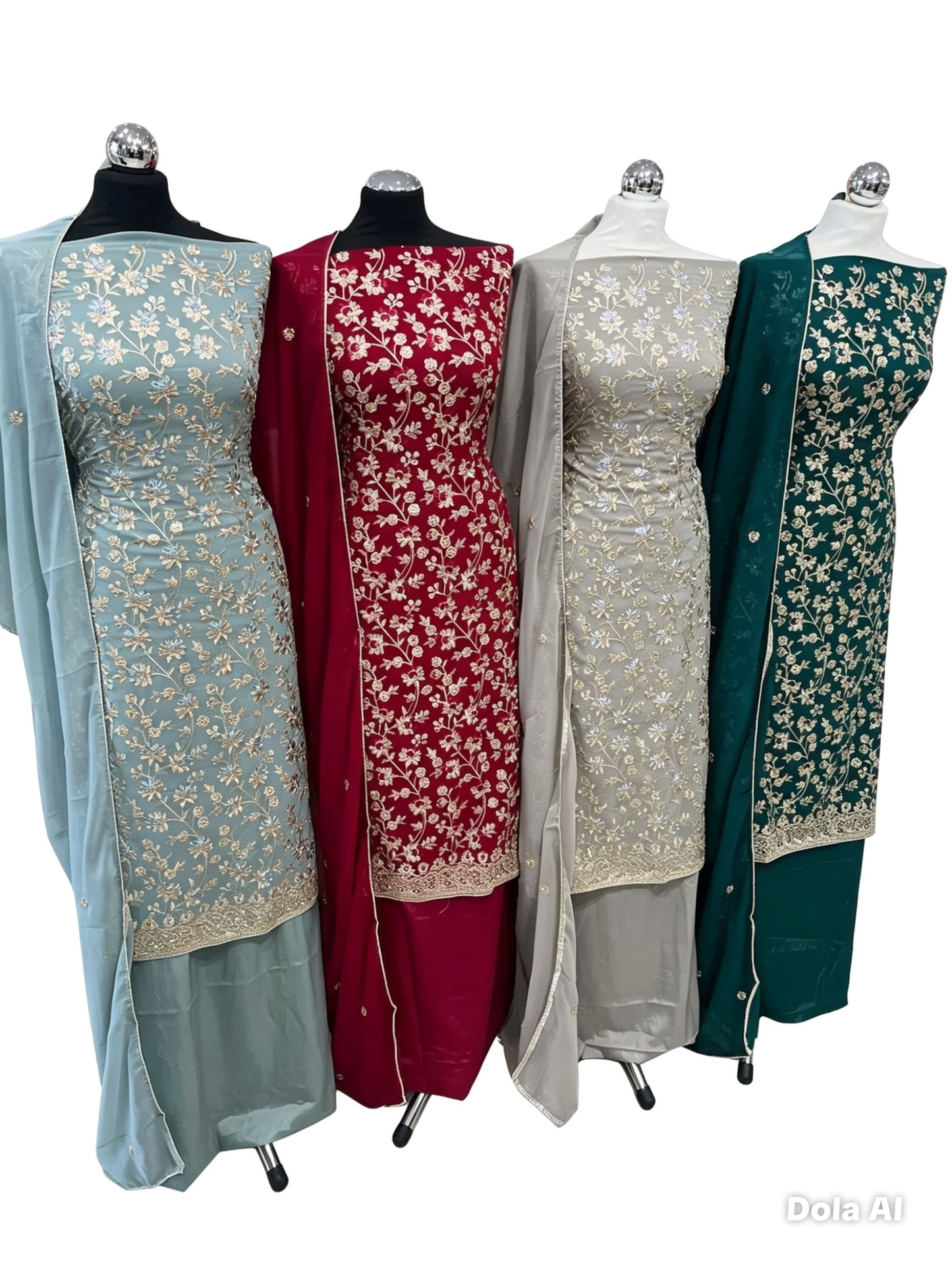 Embroidered Georgette