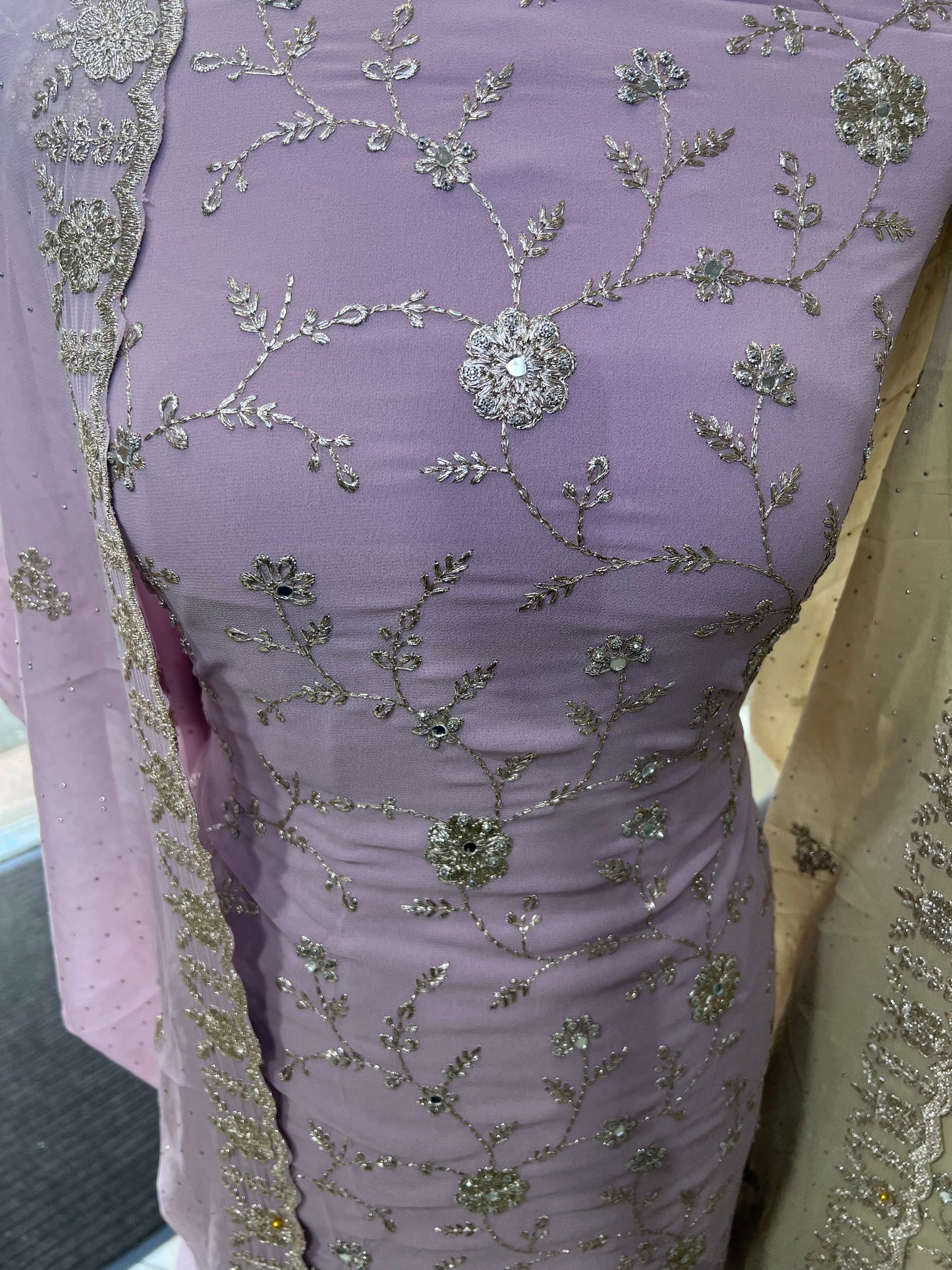 Embroidered Georgette
