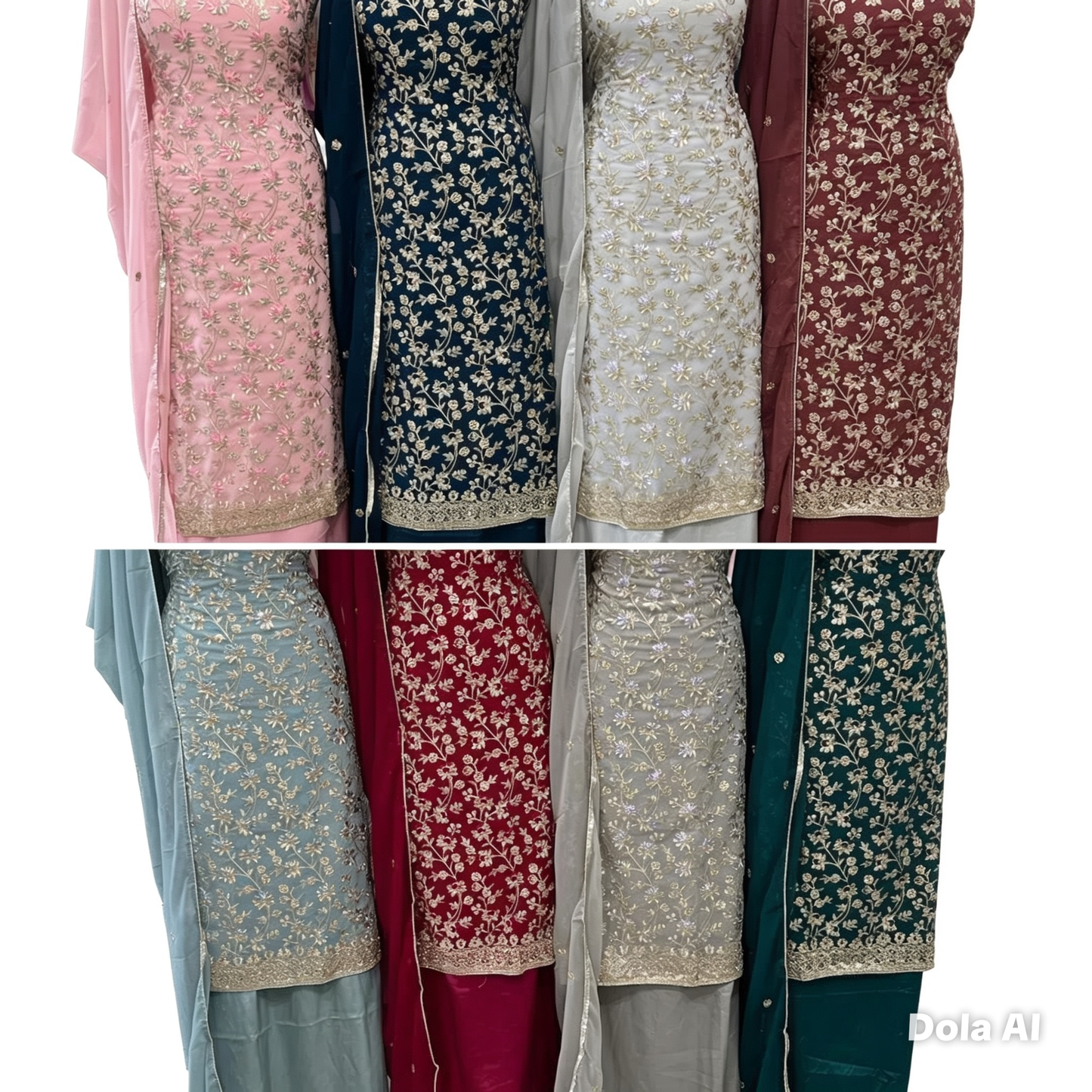 Embroidered Georgette