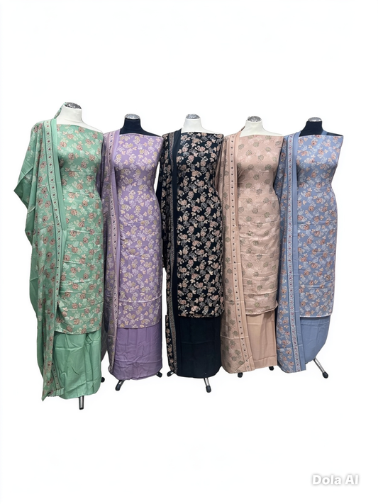 Digital Floral Print Alpine Suit