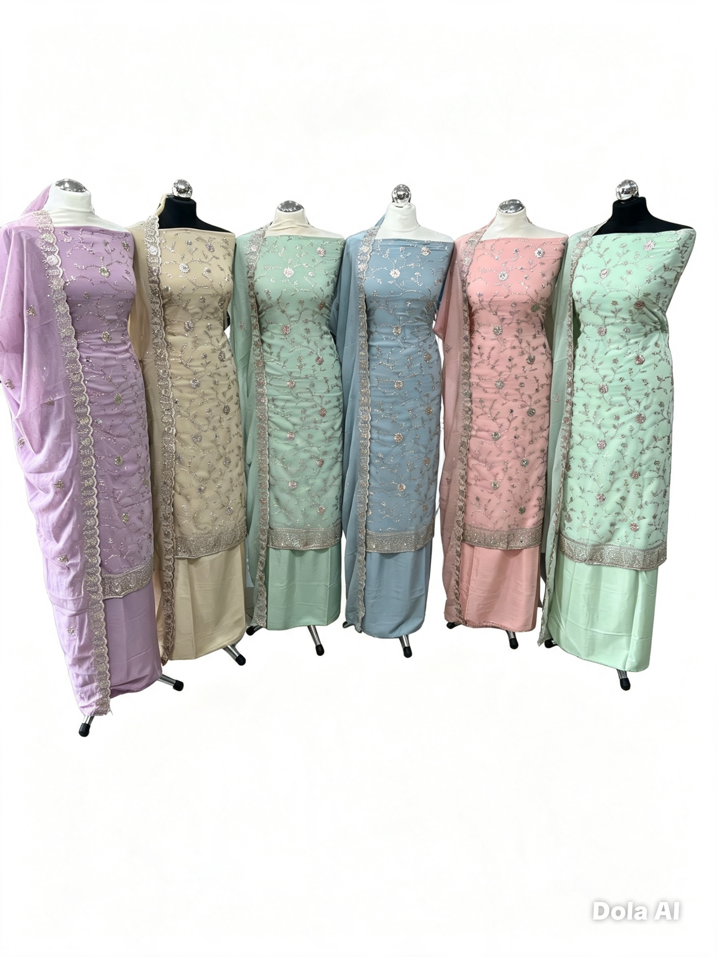 Embroidered Georgette