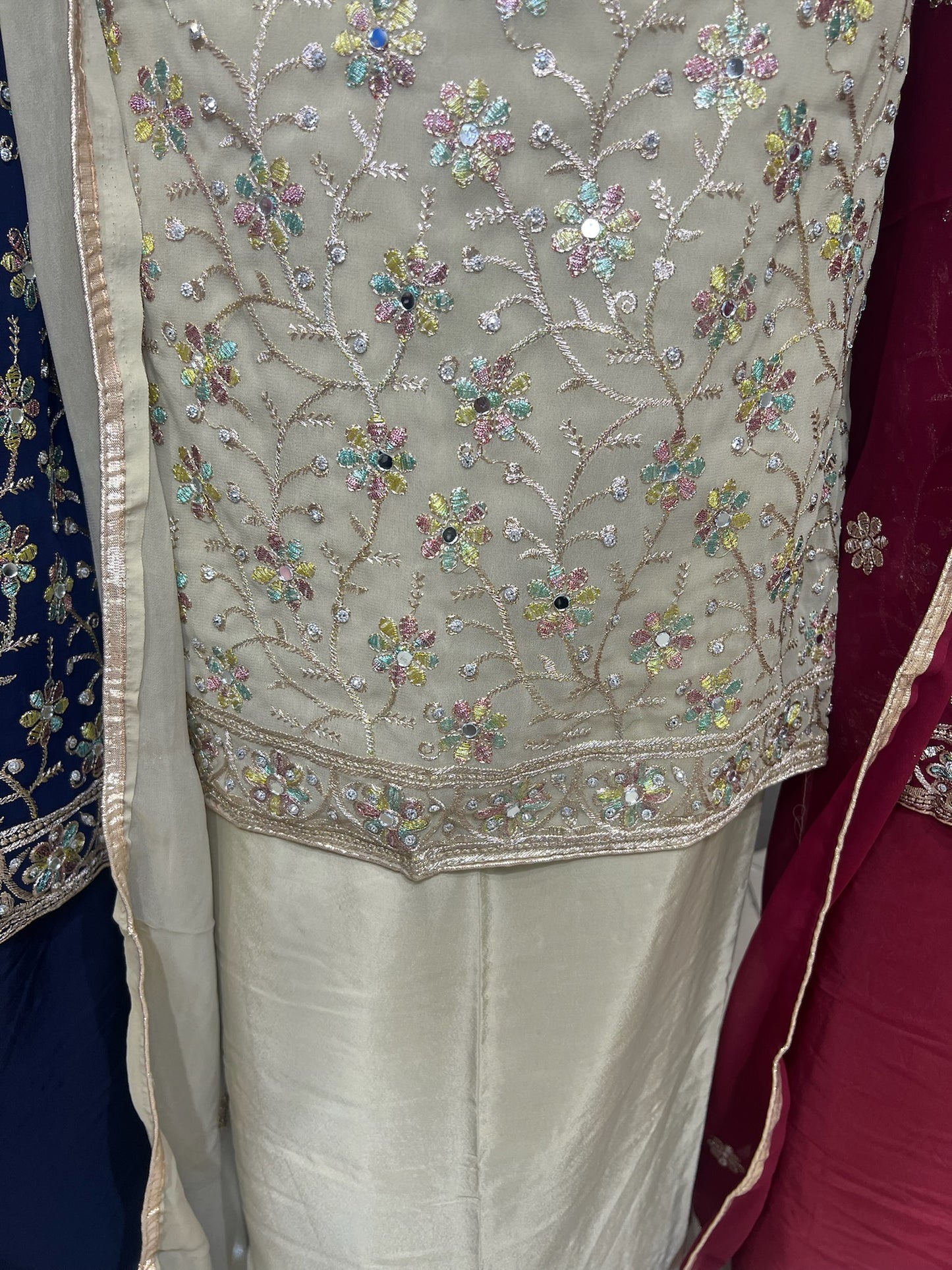 Embroidered Georgette