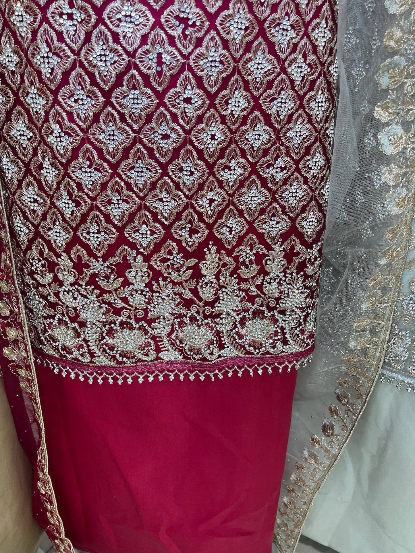 Fancy Embroidered Net
