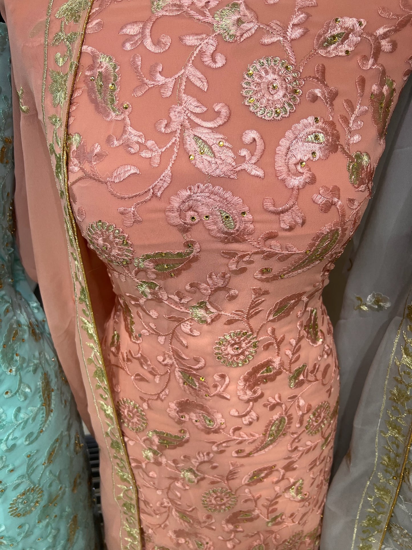 Embroidered Georgette
