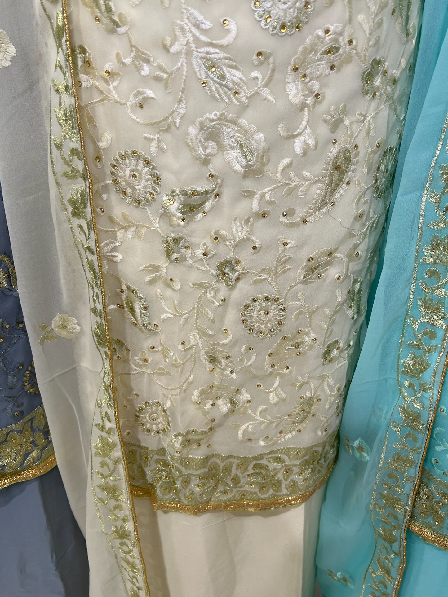 Embroidered Georgette