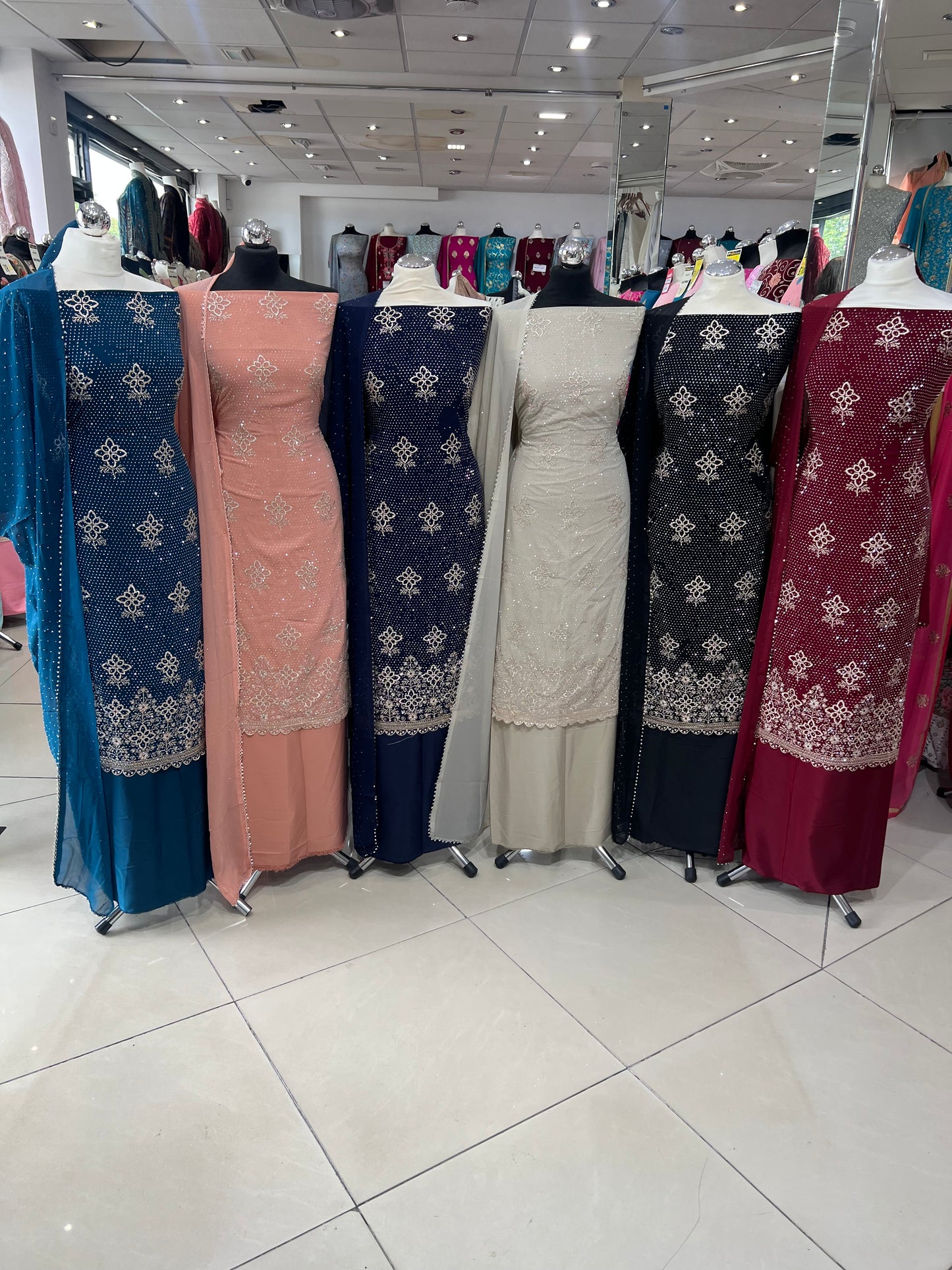 Embroidered Georgette