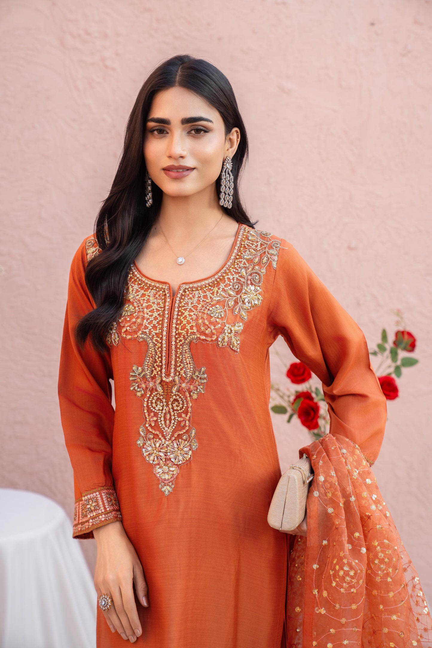 luxurious viscose suit inspired by the renowned Shantly by Barooque collection