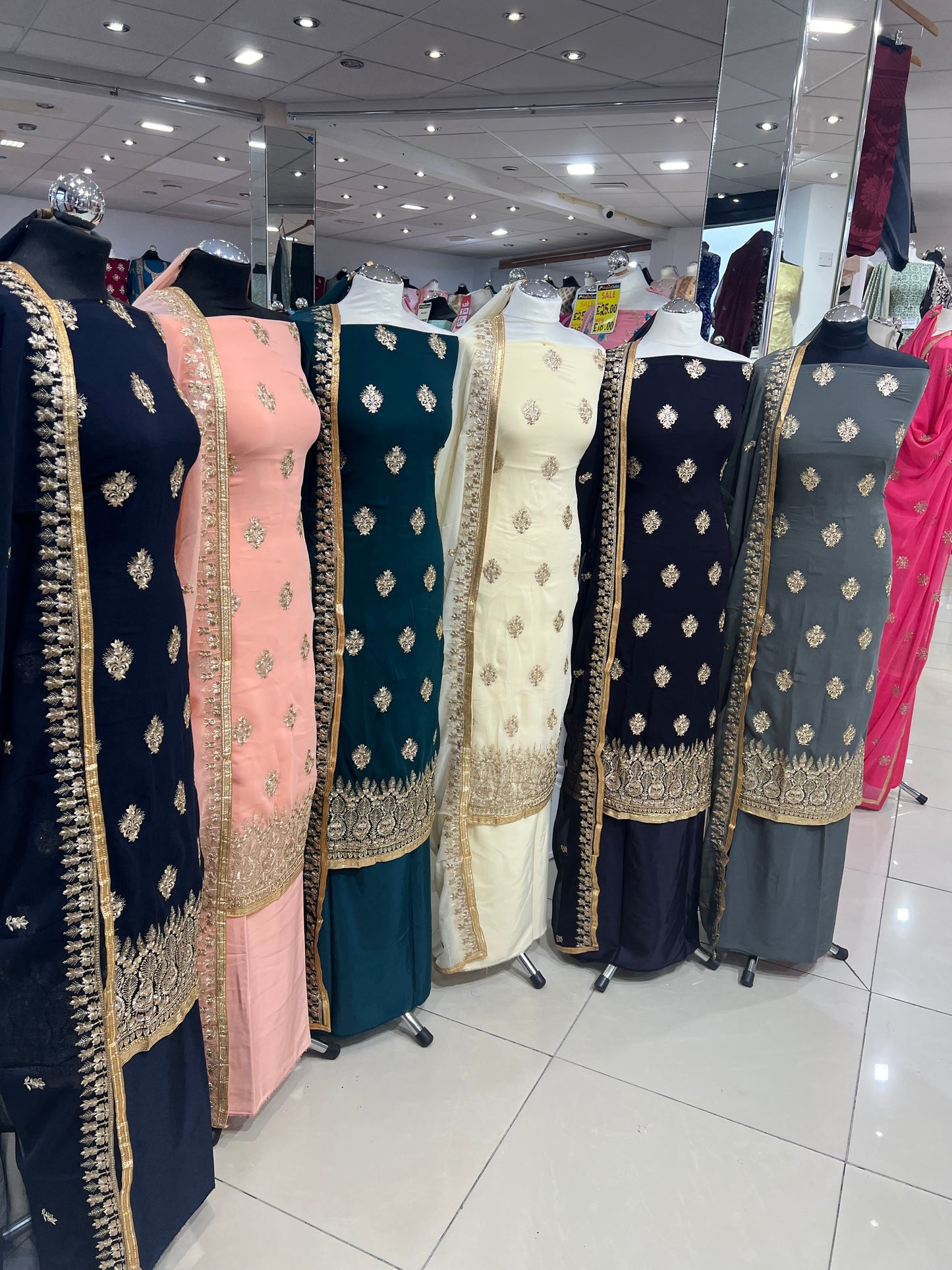 Embroidered Georgette