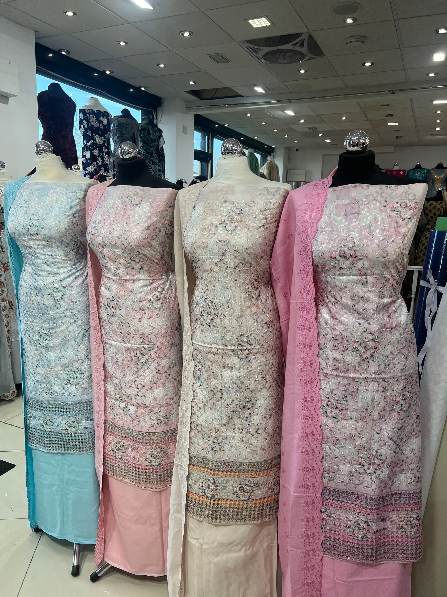 Embroidered Chikankari Alpine