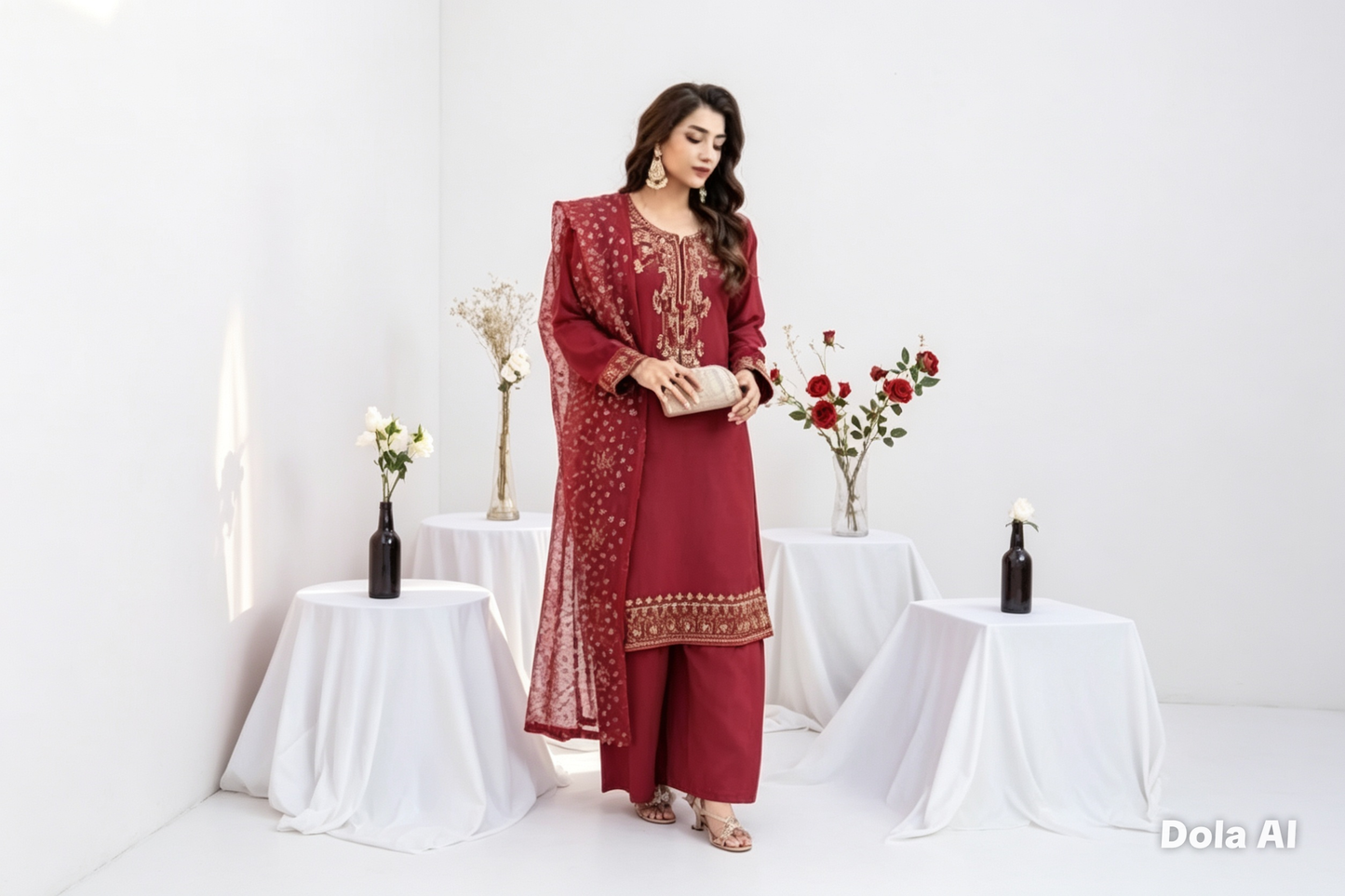 luxurious viscose suit inspired by the renowned Shantly by Barooque collection