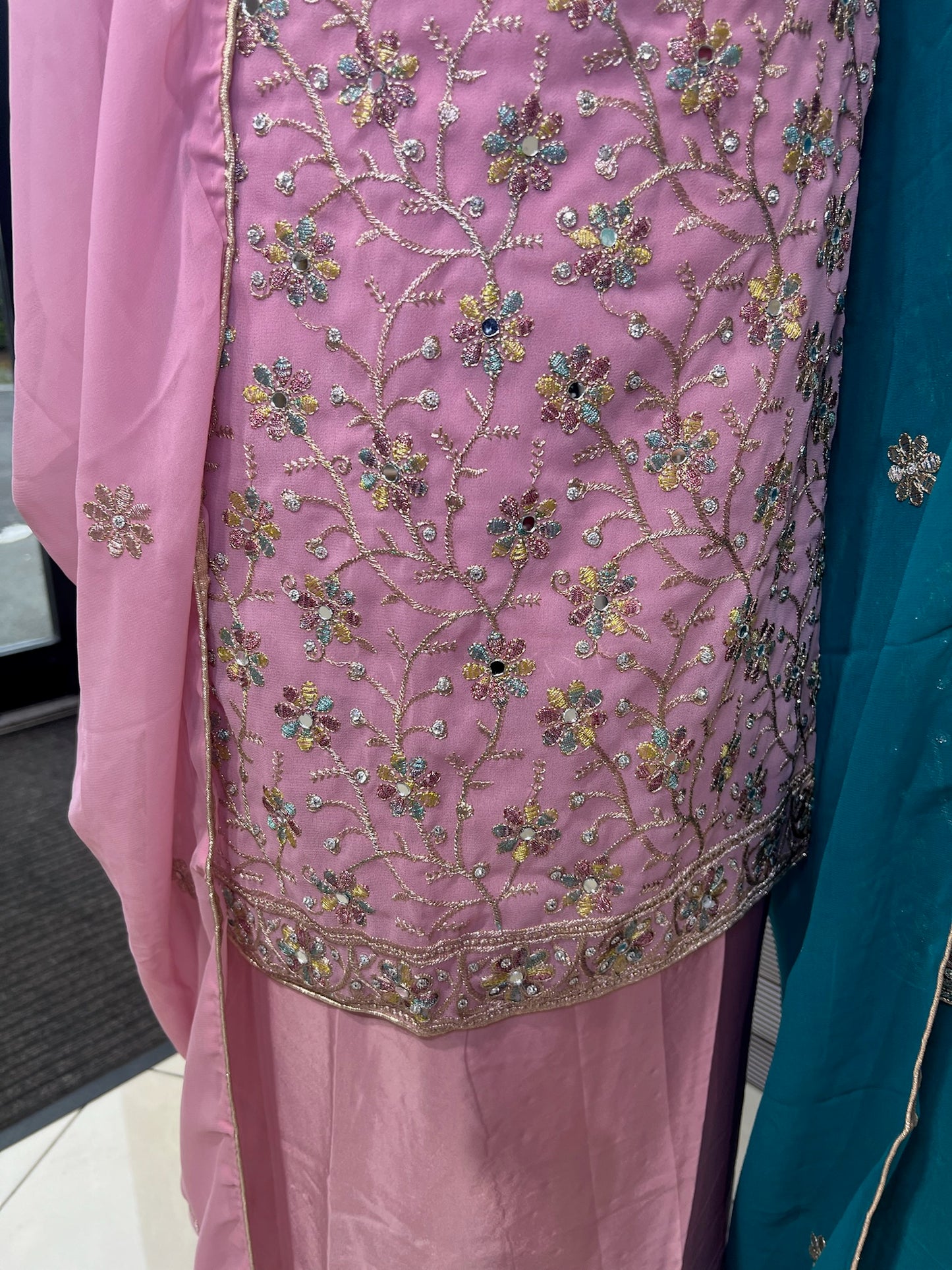Embroidered Georgette
