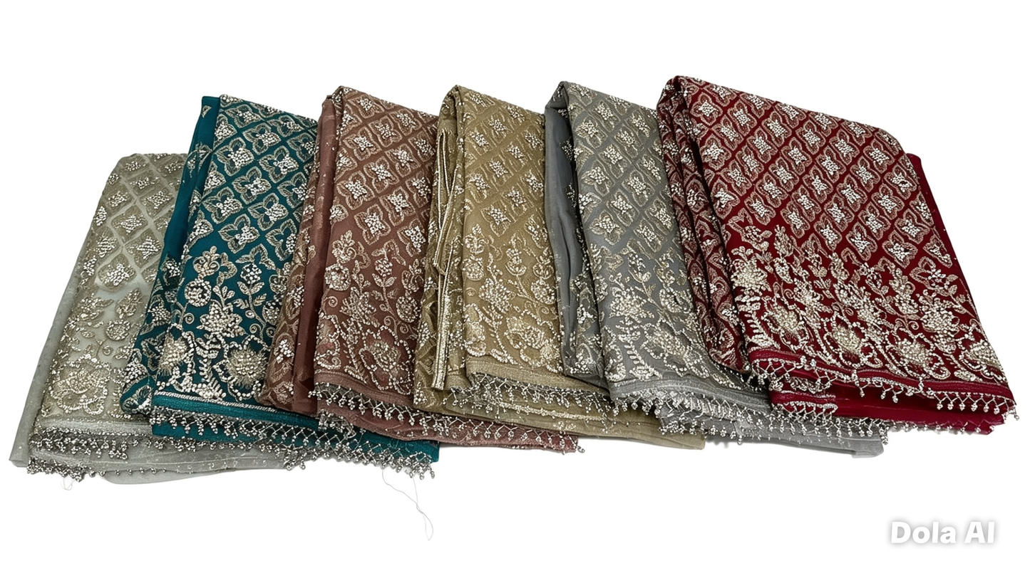 Fancy Embroidered Net