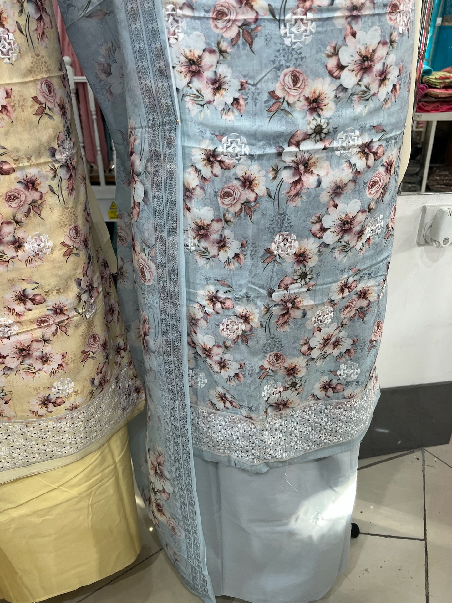 Exquisite Lawn Cotton Embroidered Floral Print